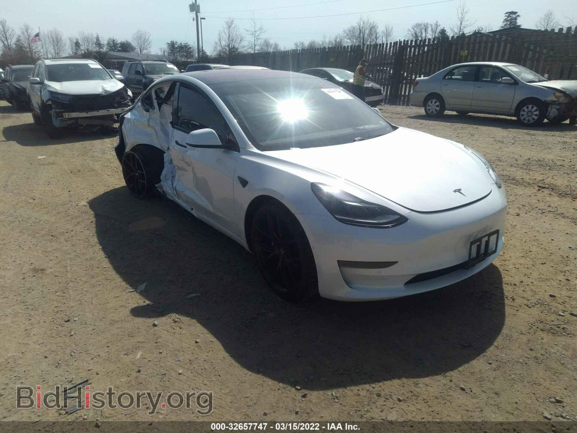 Фотография 5YJ3E1EA8MF989761 - TESLA MODEL 3 2021