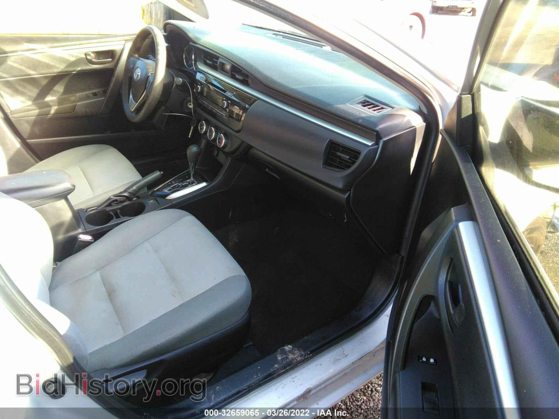 2014 TOYOTA COROLLA - VIN: 2T1BURHE5EC205814 - Фото 5