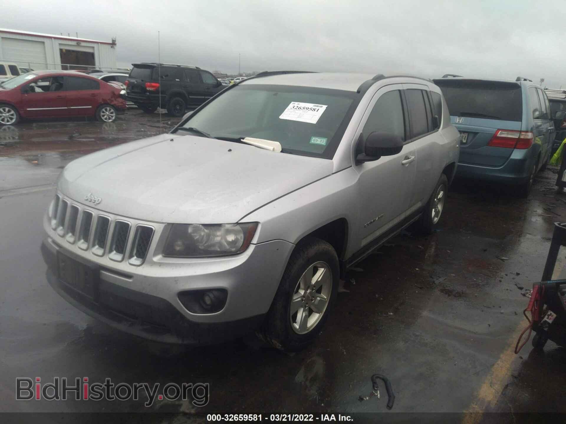 2014 JEEP COMPASS - VIN: 1C4NJCBA9ED524158 - Фото 2