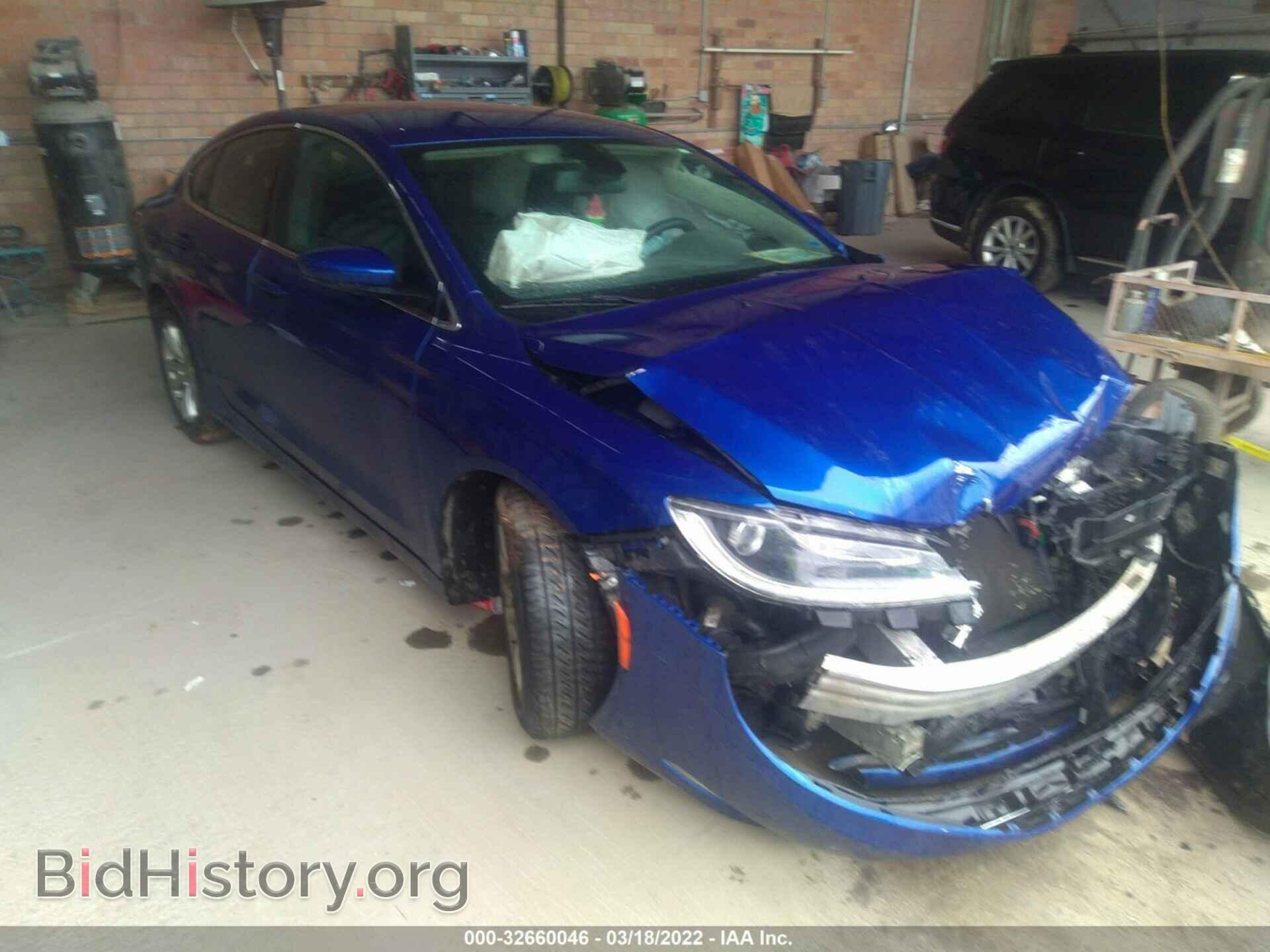 Фотография 1C3CCCAB7GN104895 - CHRYSLER 200 2016
