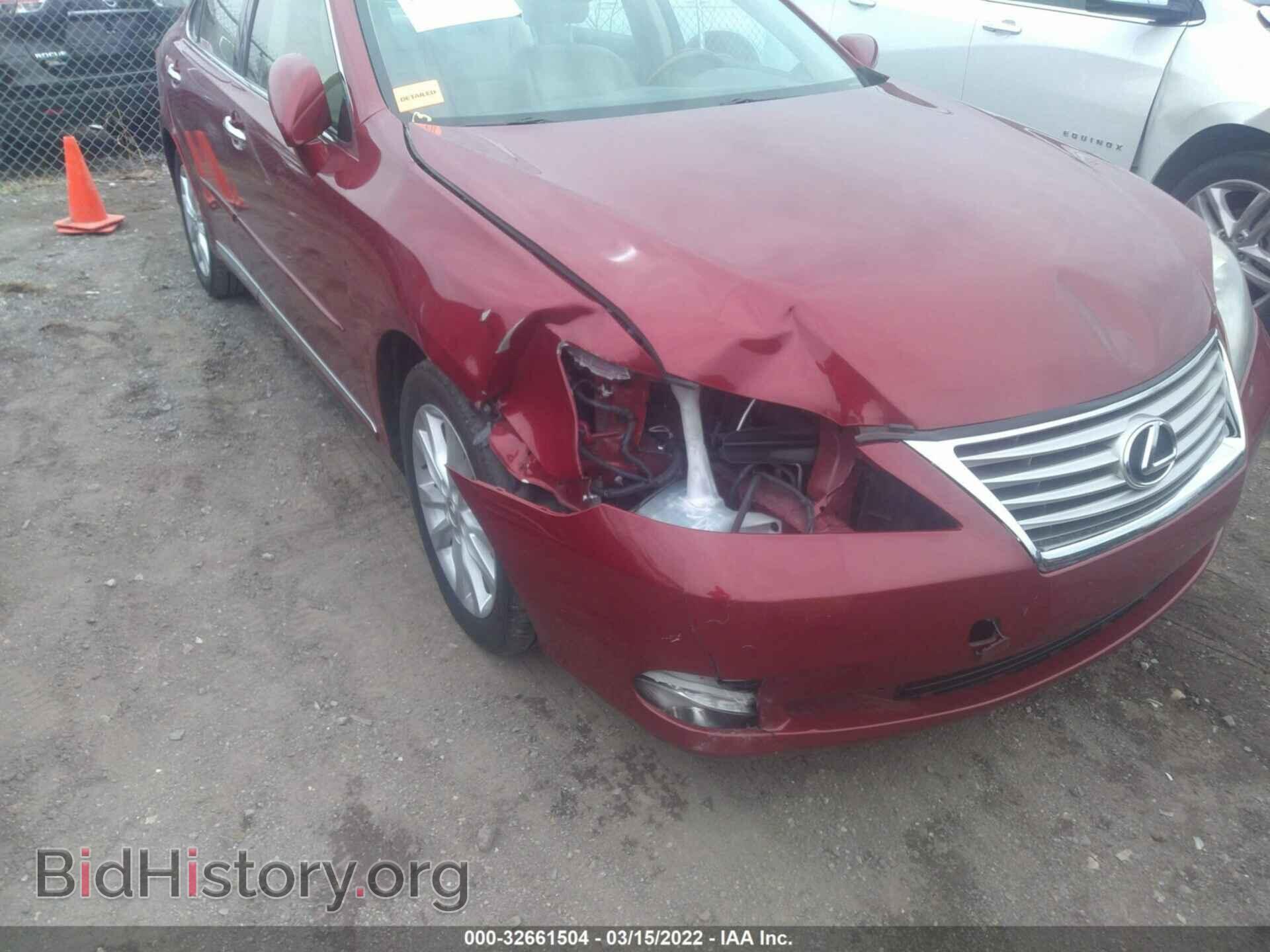 2011 LEXUS ES 350 - VIN: JTHBK1EG1B2462541 - Фото 6