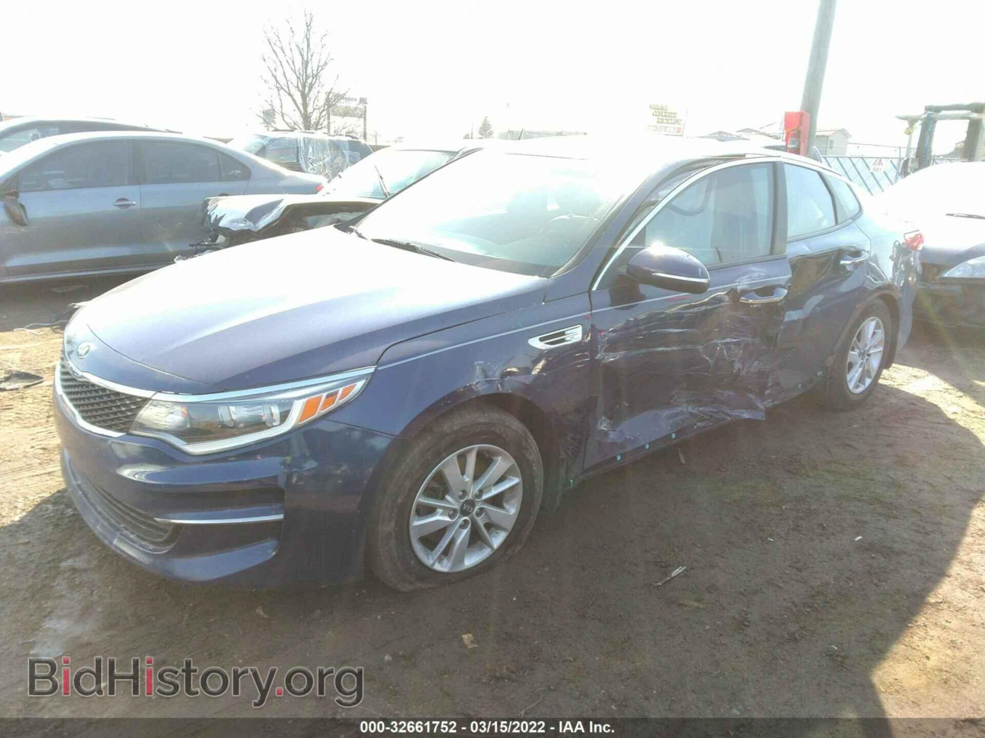 2016 KIA OPTIMA - VIN: 5XXGT4L30GG101700 - Фото 2