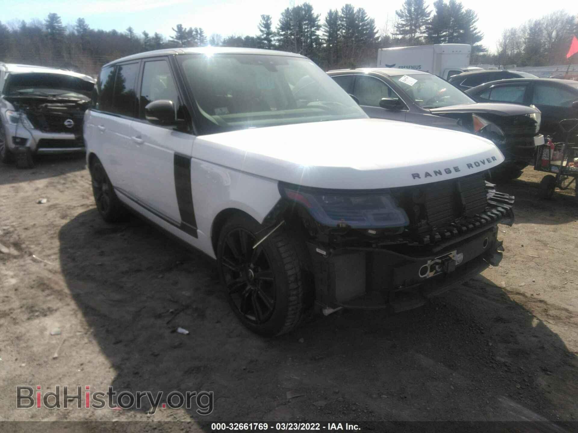 Фотография SALGS2SV7KA516469 - LAND ROVER RANGE ROVER 2019