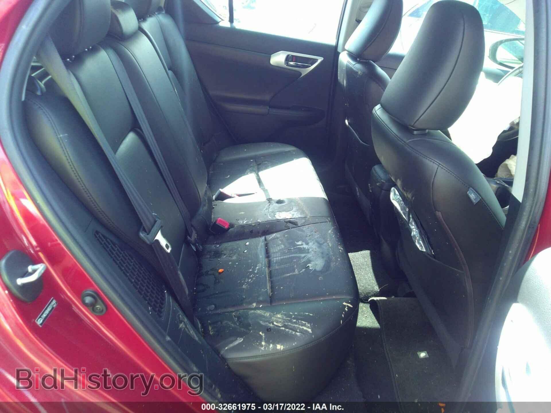 2011 LEXUS CT 200H - VIN: JTHKD5BHXB2019948 - Фото 8
