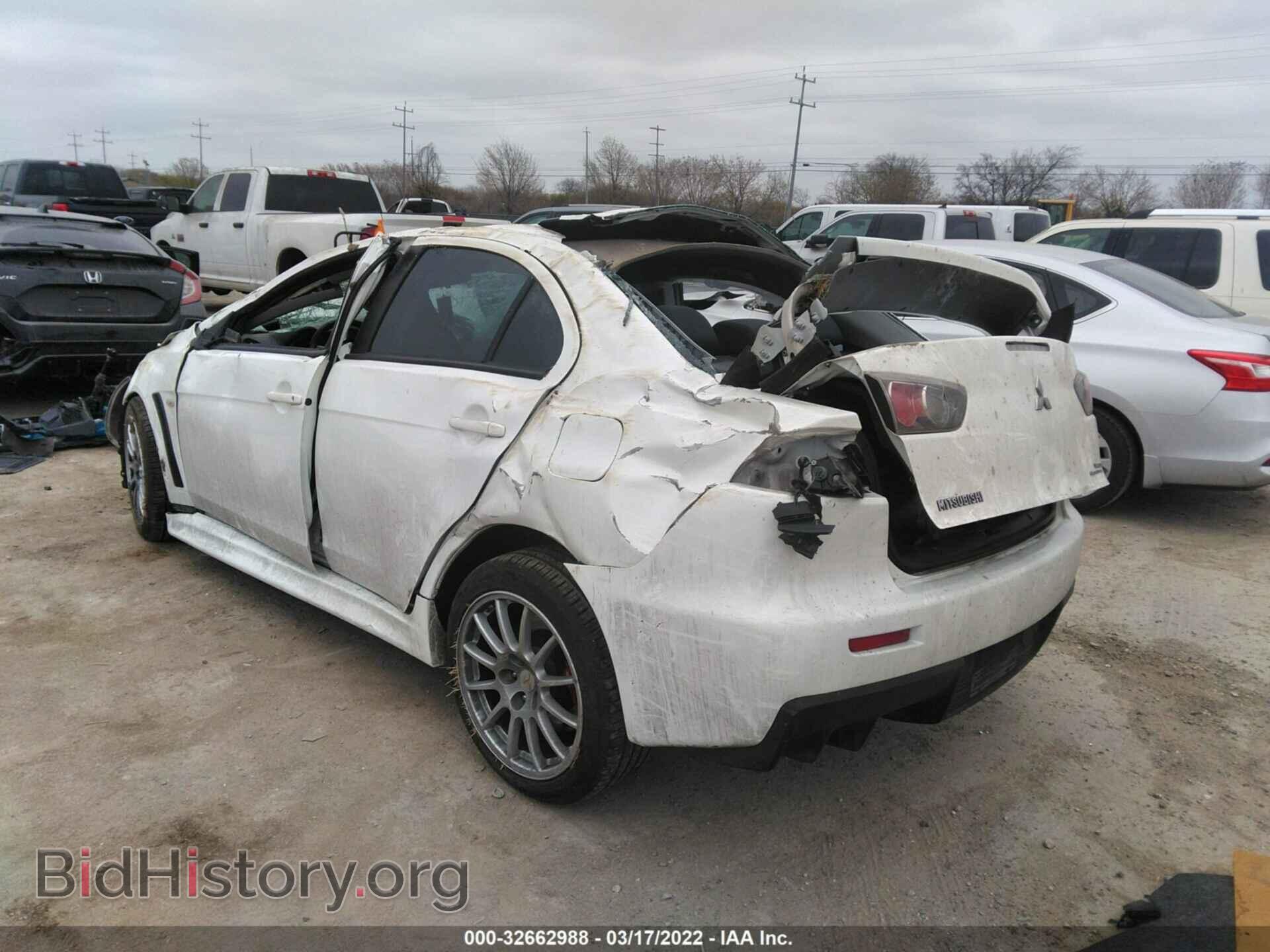 2013 MITSUBISHI LANCER EVOLUTION - VIN: JA32W8FVXDU012646 - Photo 3