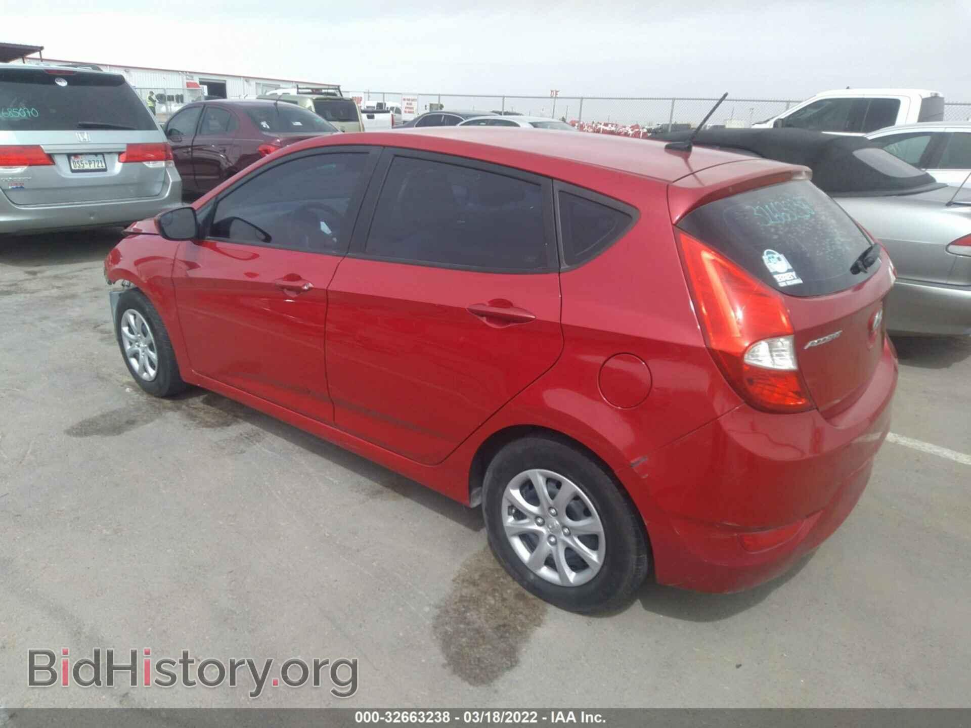 2014 HYUNDAI ACCENT - VIN: KMHCT5AE0EU156725 - Фото 3