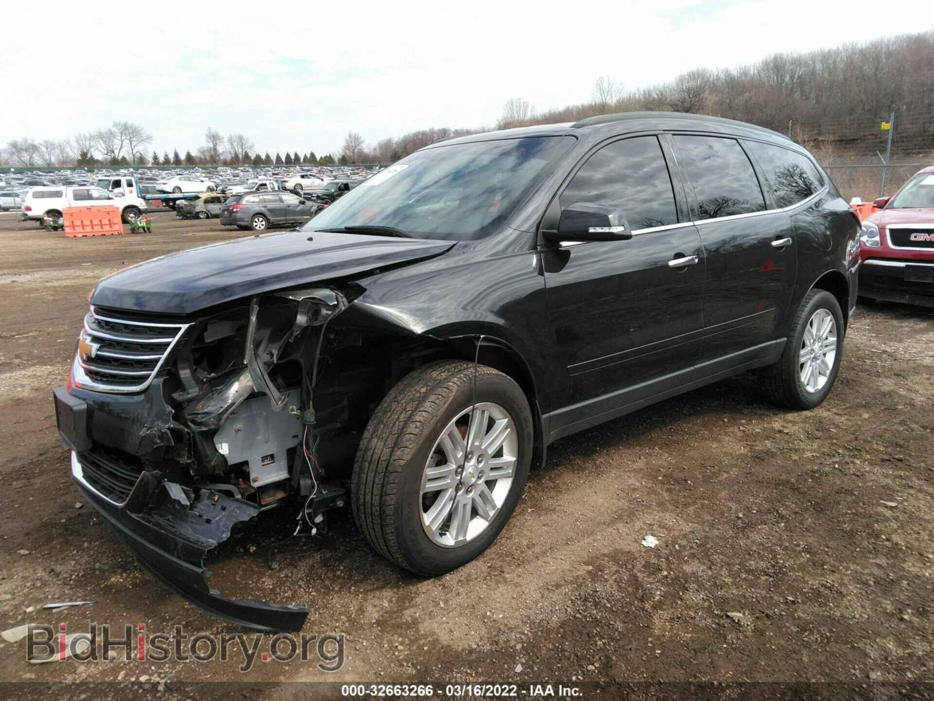 2014 CHEVROLET TRAVERSE - VIN: 1GNKRGKD7EJ120541 - Фото 2