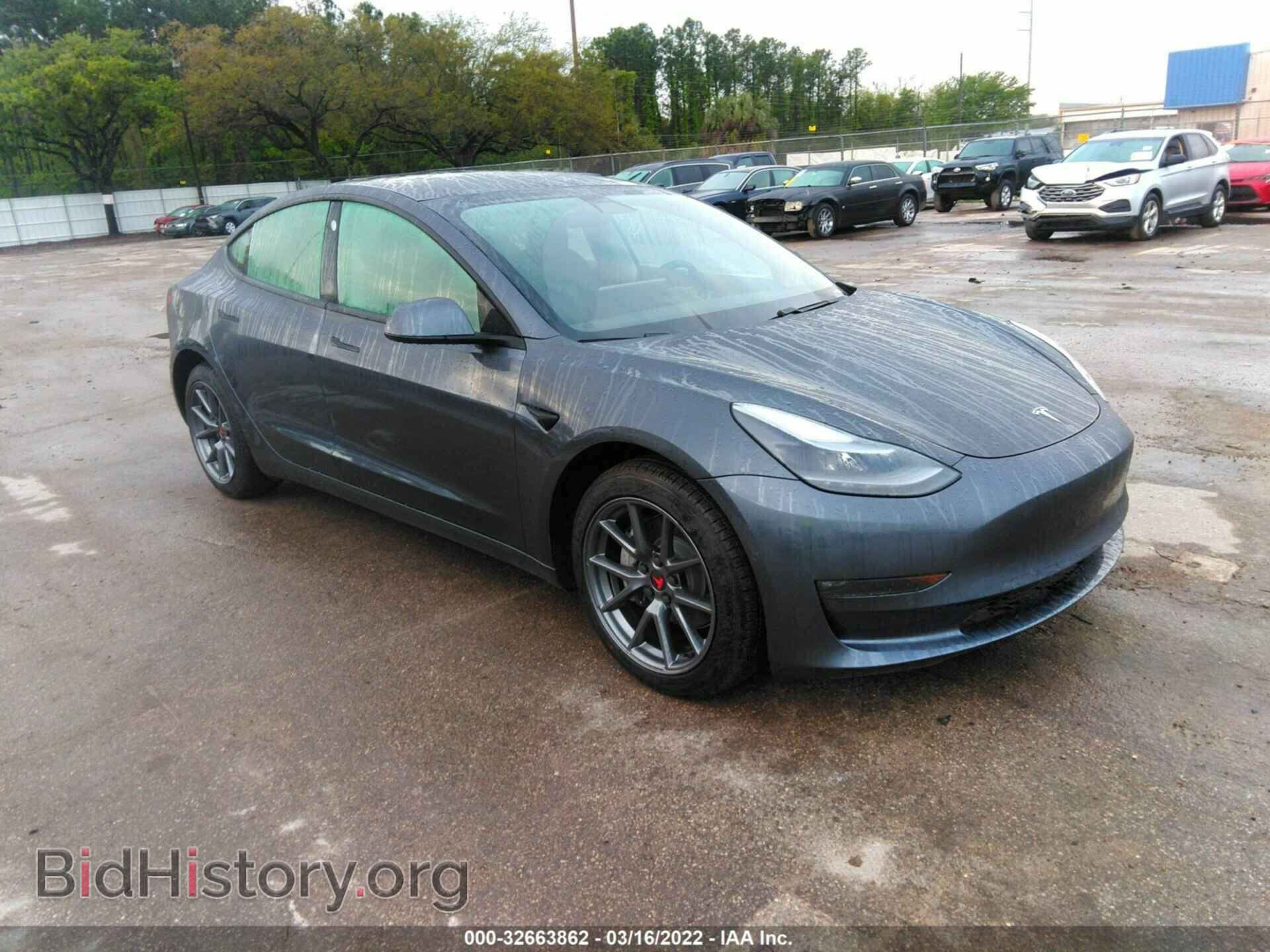 Photo 5YJ3E1EB2MF085526 - TESLA MODEL 3 2021