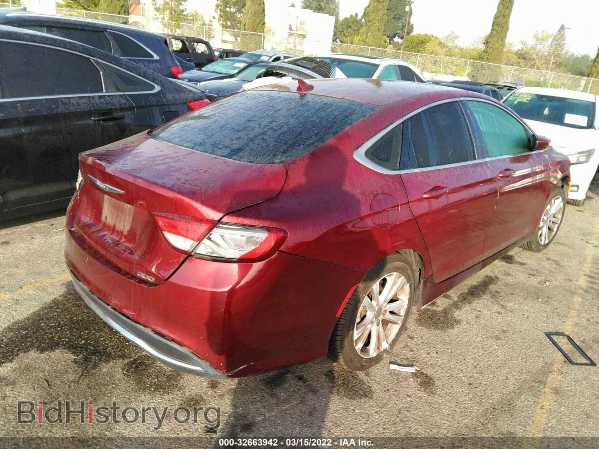 2015 CHRYSLER 200 - VIN: 1C3CCCAB2FN609452 - Фото 4