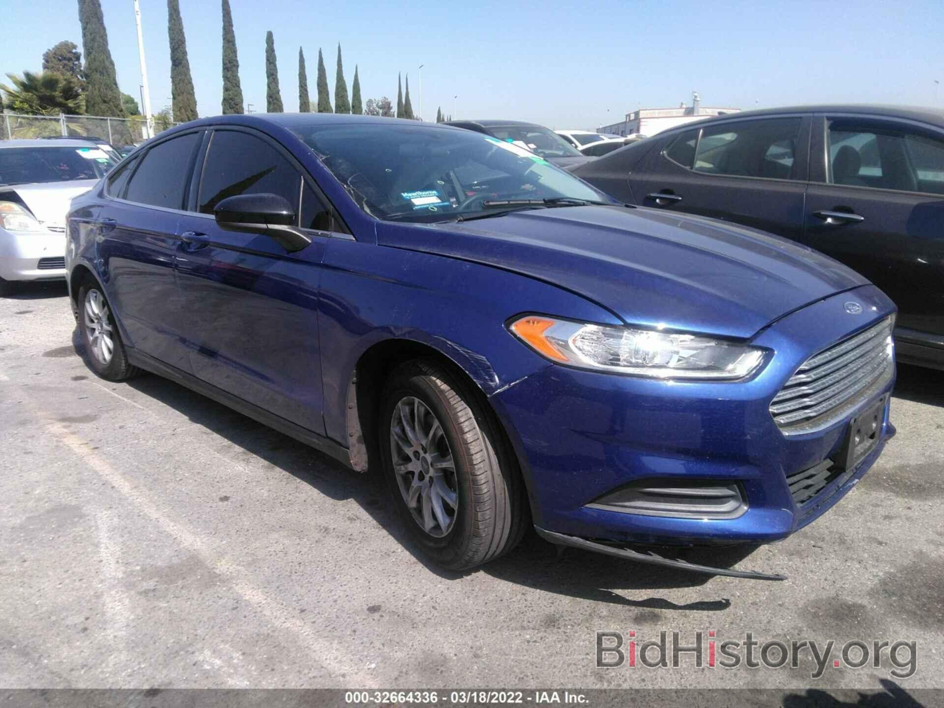 Photo 3FA6P0G77GR292528 - FORD FUSION 2016