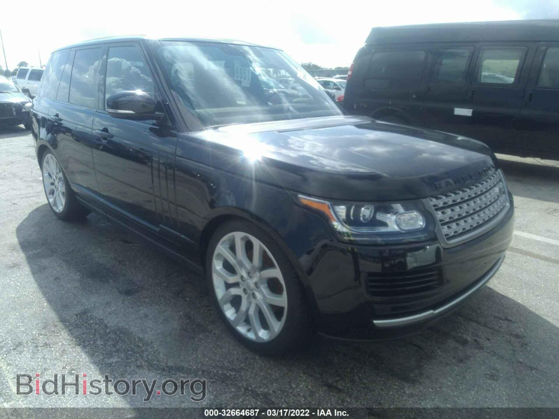Фотография SALGS2WF3EA165731 - LAND ROVER RANGE ROVER 2014