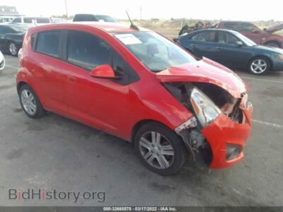 2015 Chevrolet SPARK LS, красный — VIN KL8CB6S90FC811383, IAAI