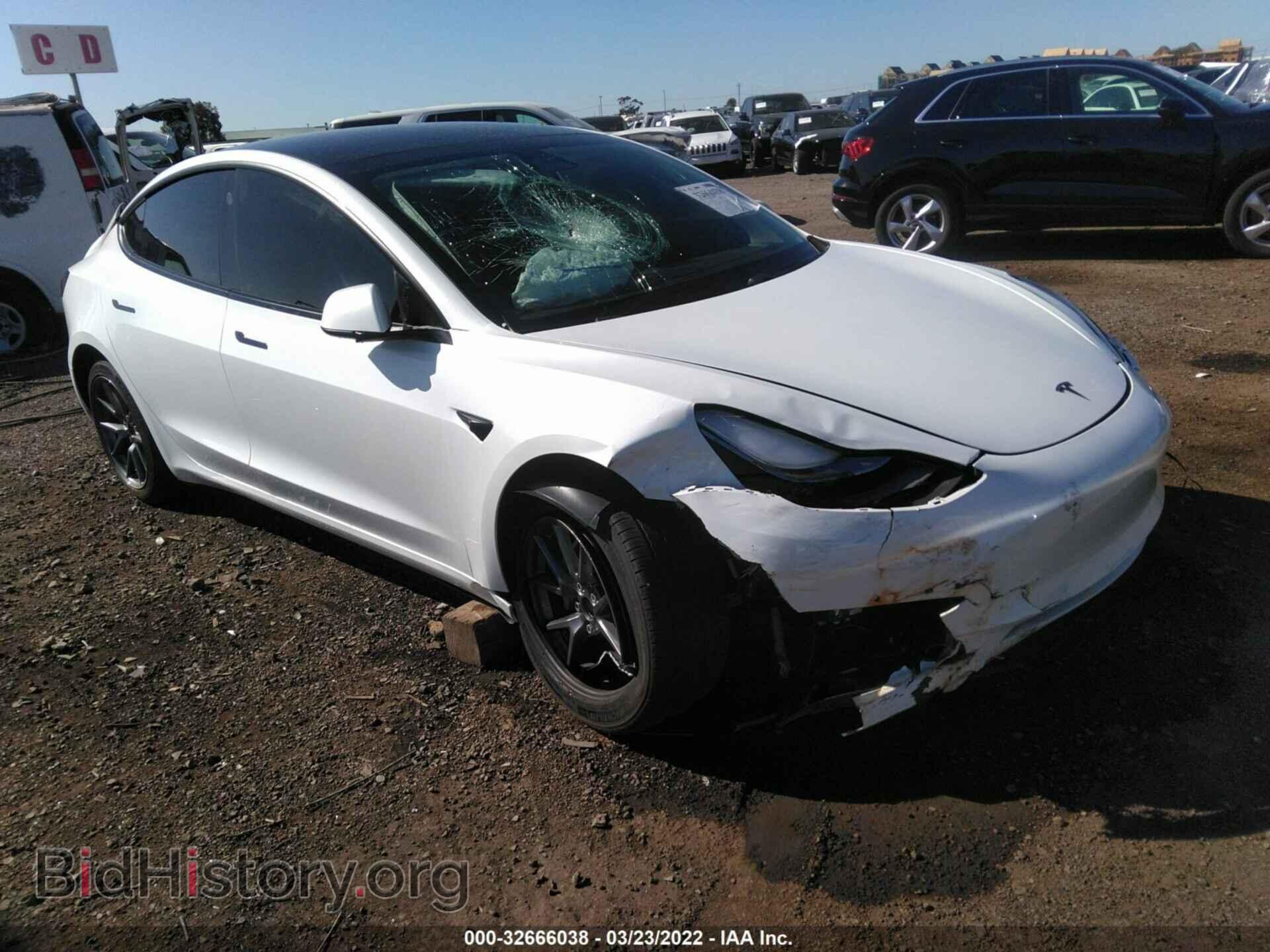 Фотография 5YJ3E1EA3MF930746 - TESLA MODEL 3 2021
