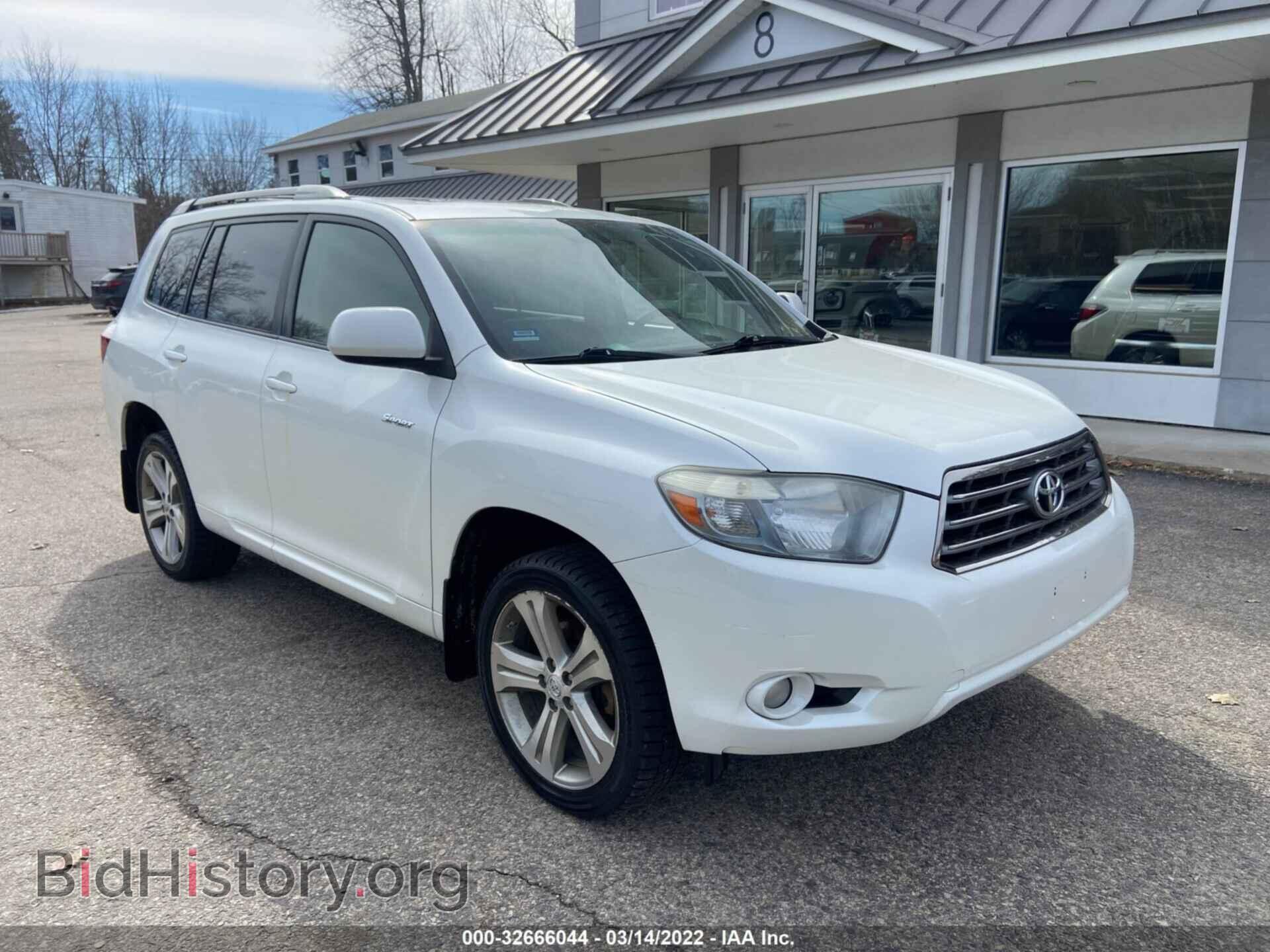 Photo JTEES43A892150396 - TOYOTA HIGHLANDER 2009