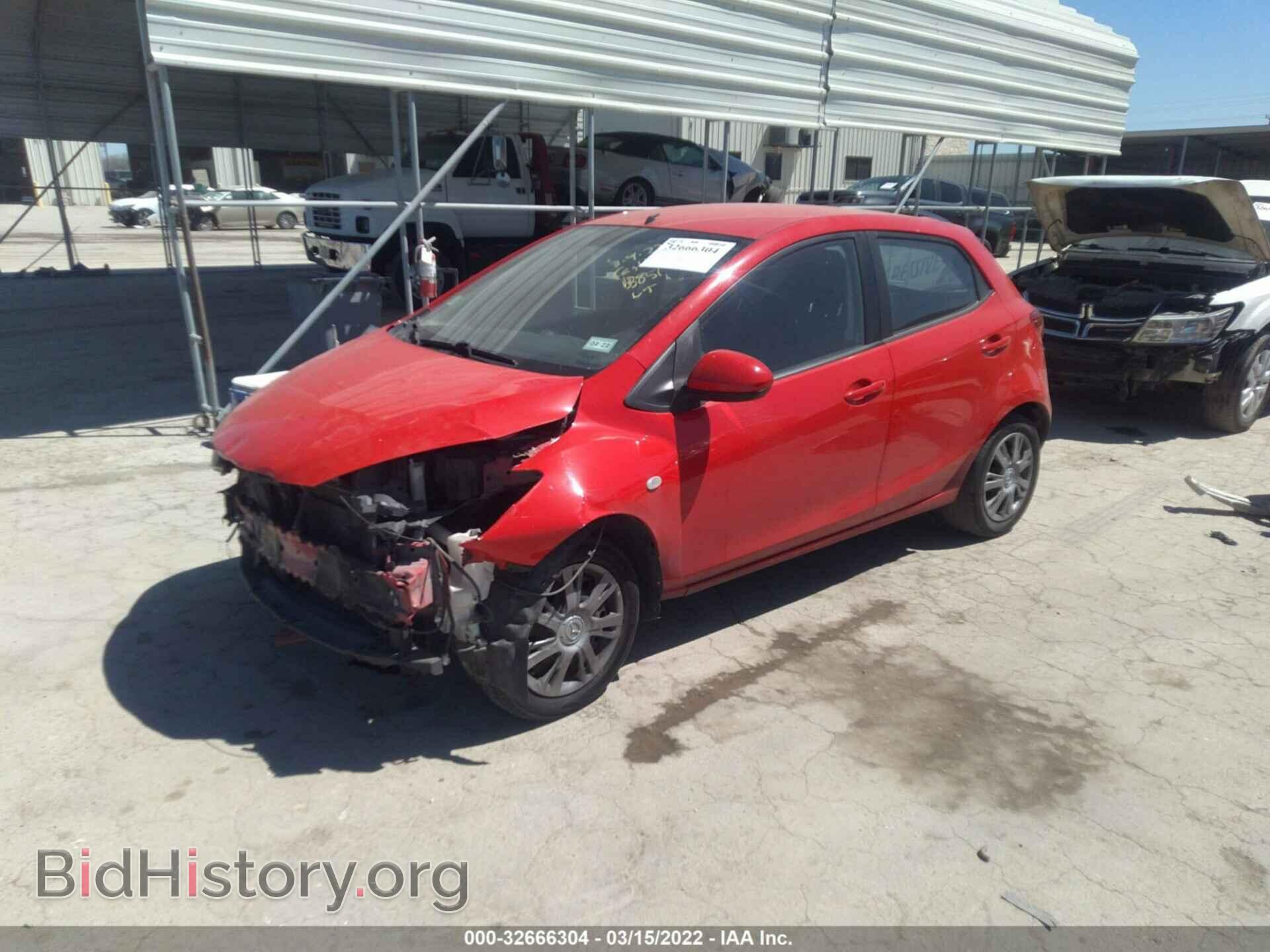 2011 MAZDA MAZDA2 - VIN: JM1DE1HY7B0103812 - Фото 2