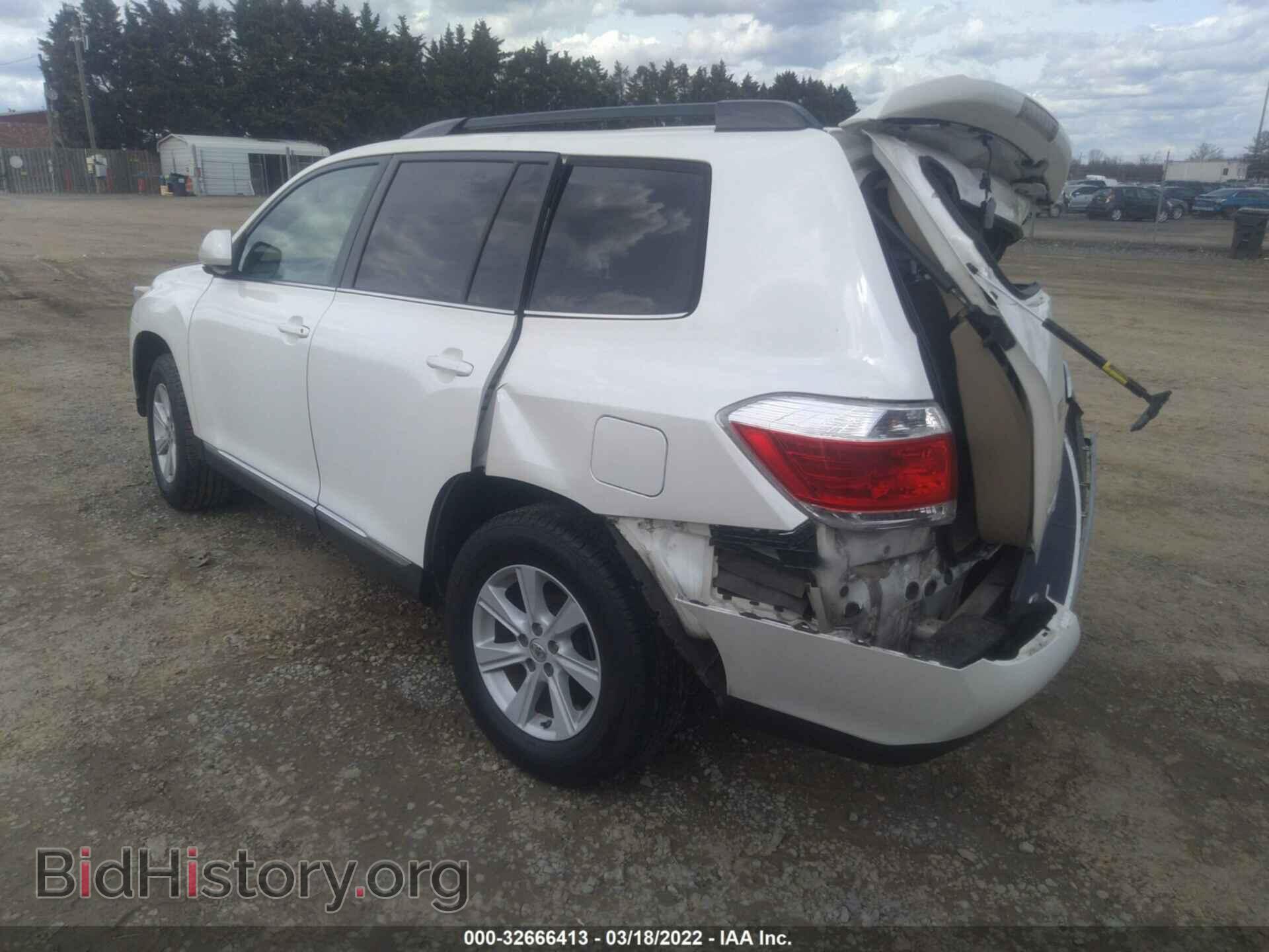 2013 TOYOTA HIGHLANDER - VIN: 5TDZA3EH1DS043009 - Фото 3