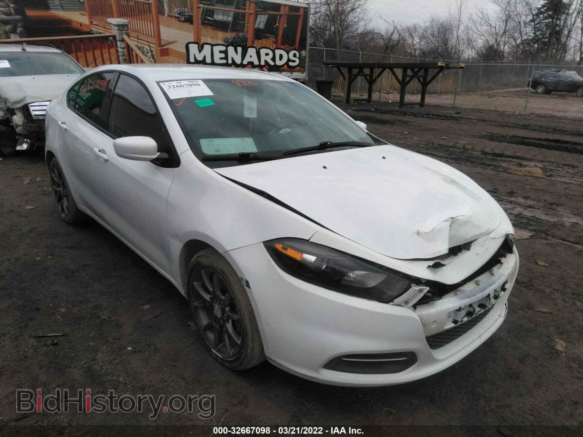 Фотография 1C3CDFAA0GD508200 - DODGE DART 2016