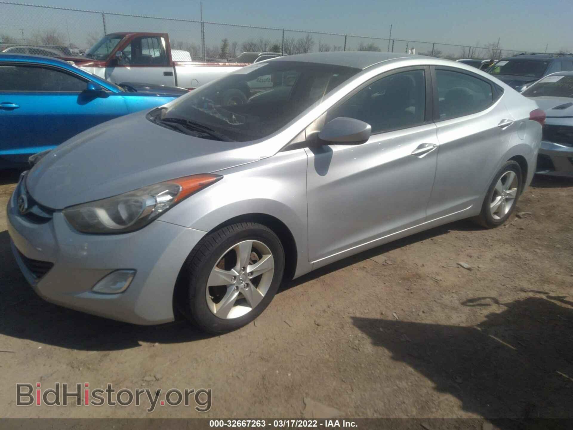 2012 HYUNDAI ELANTRA - VIN: 5NPDH4AE5CH092676 - Фото 2