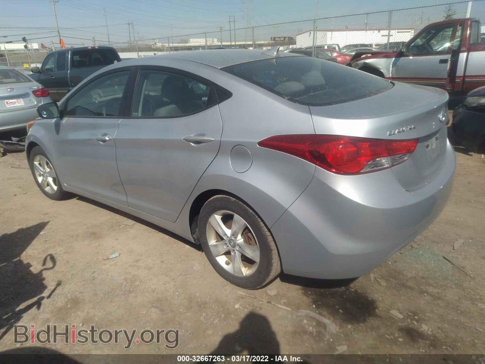 2012 HYUNDAI ELANTRA - VIN: 5NPDH4AE5CH092676 - Фото 3