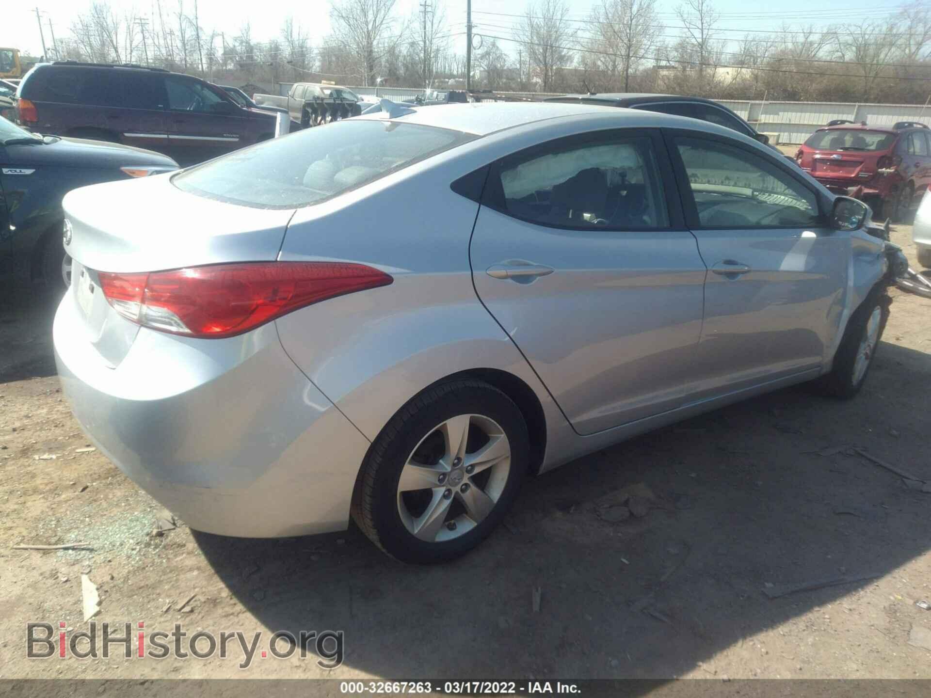 2012 HYUNDAI ELANTRA - VIN: 5NPDH4AE5CH092676 - Фото 4