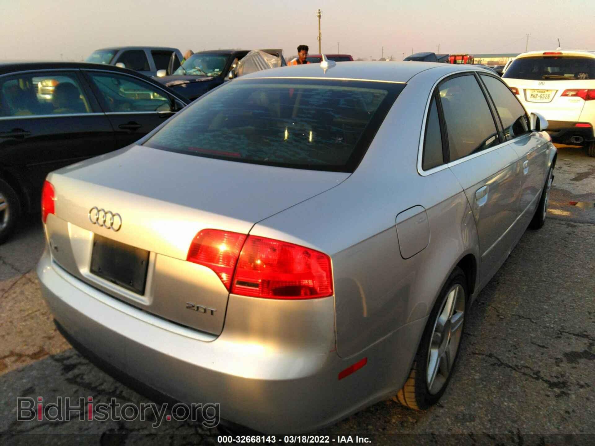 2007 AUDI A4 - VIN: WAUAF78E57A060028 - Фото 4