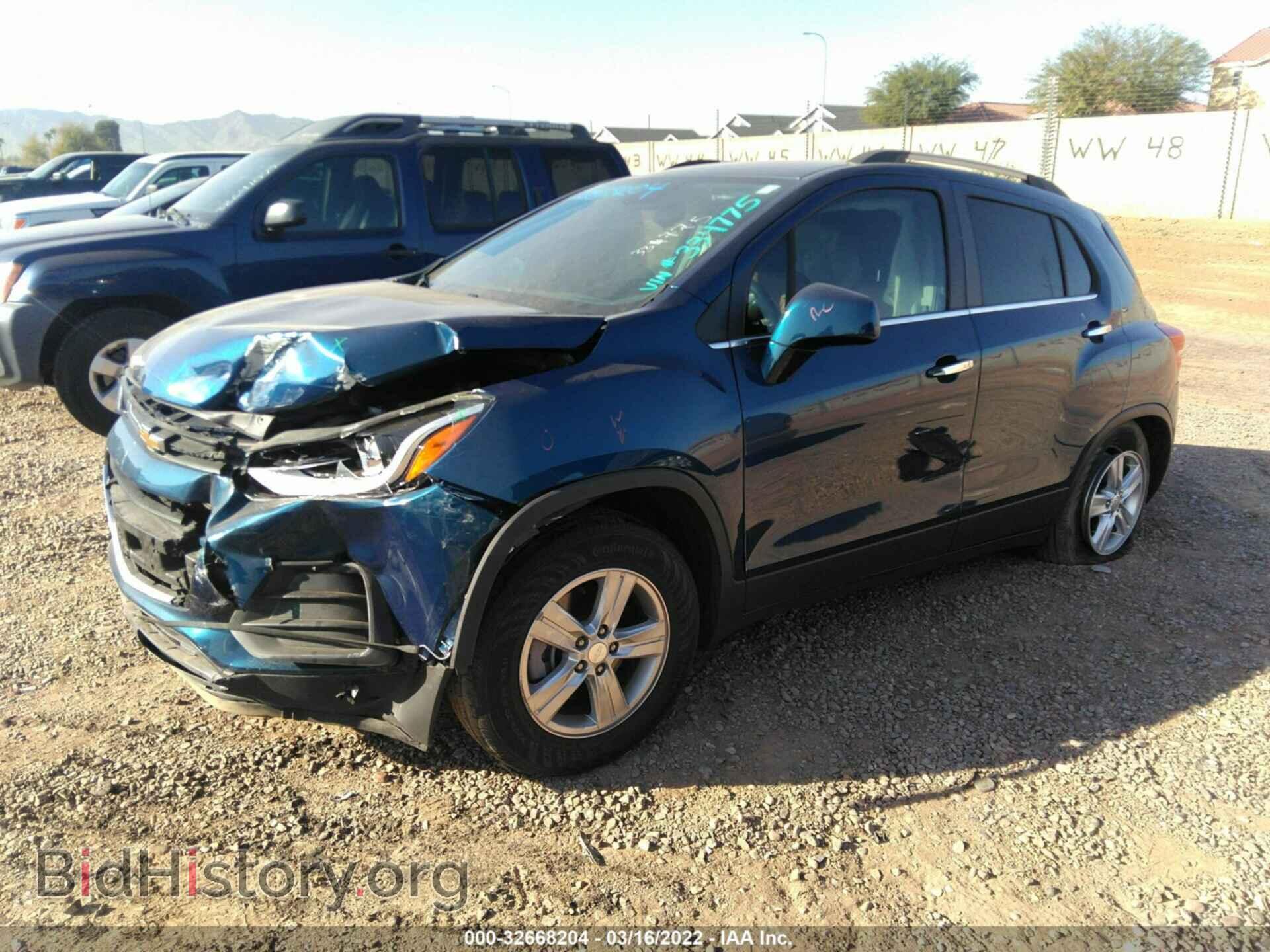 2019 CHEVROLET TRAX - VIN: 3GNCJLSB7KL334775 - Фото 2