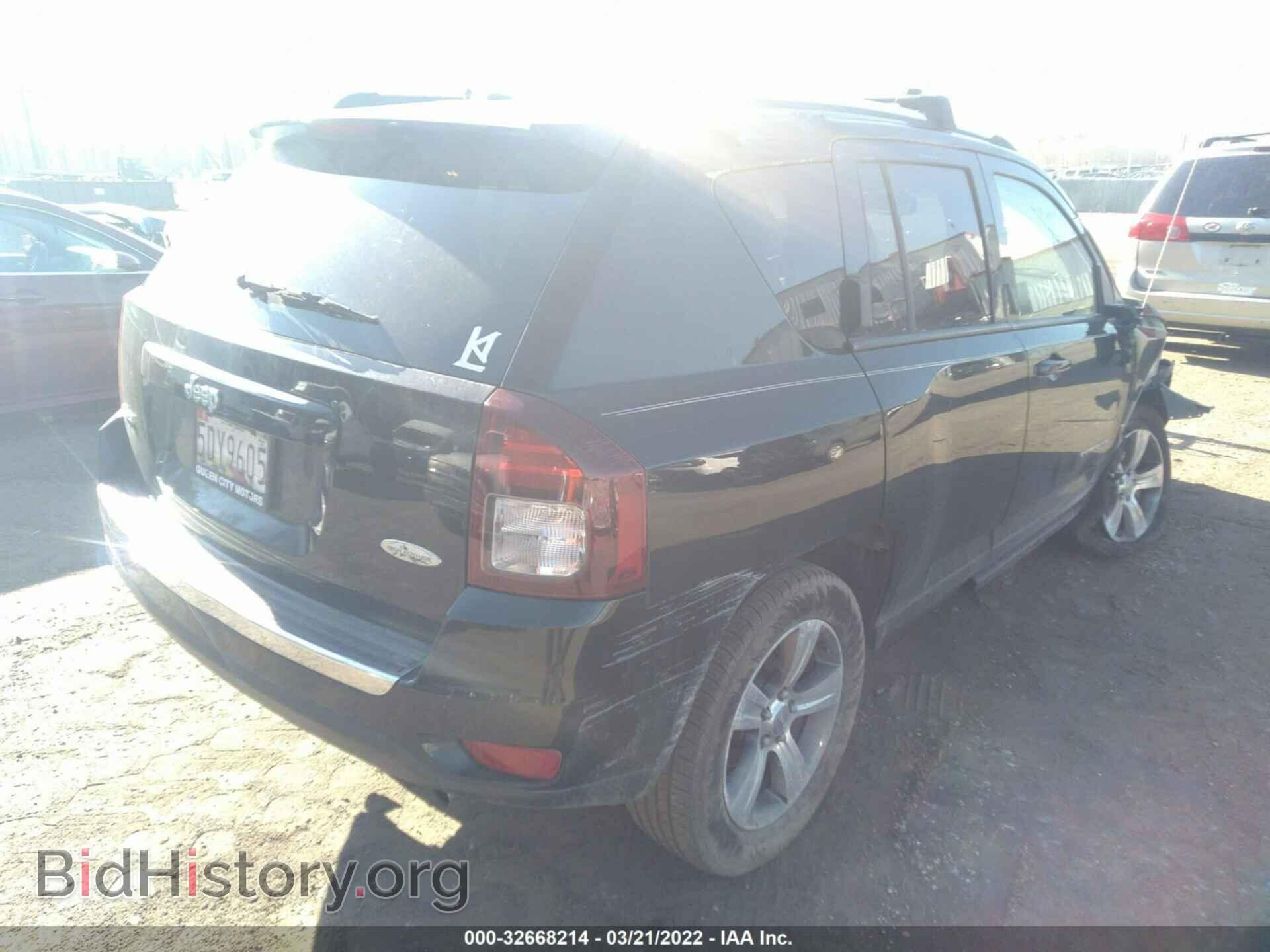 2016 JEEP COMPASS - VIN: 1C4NJDEB6GD776401 - Фото 4