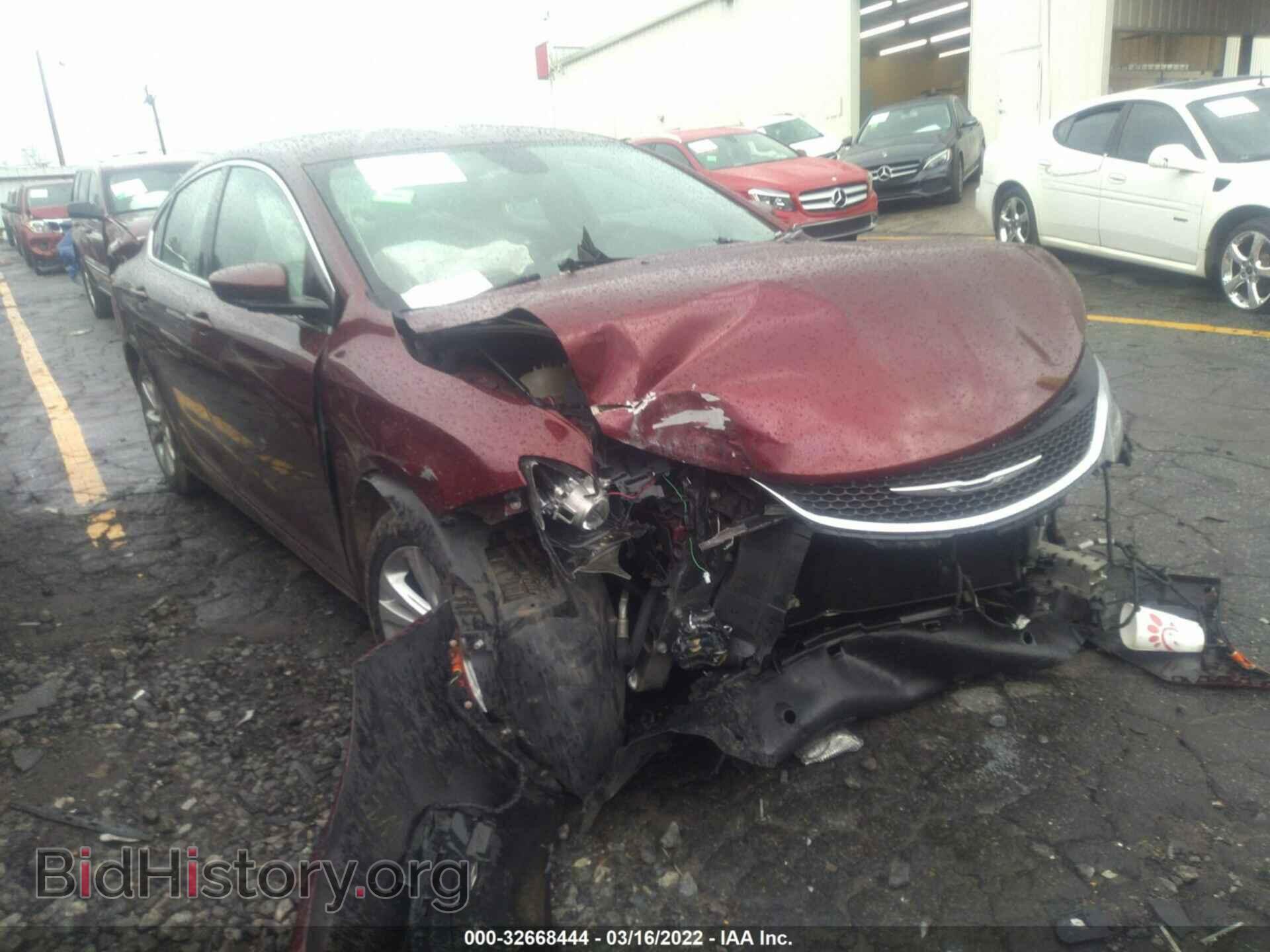 Фотография 1C3CCCAB5FN752752 - CHRYSLER 200 2015