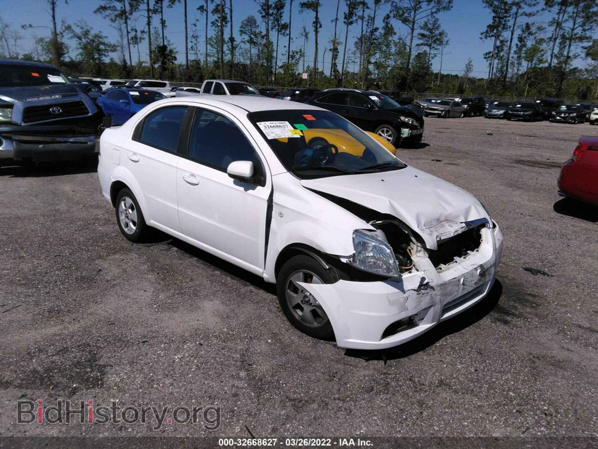 Photo KL1TD56687B173054 - CHEVROLET AVEO 2007