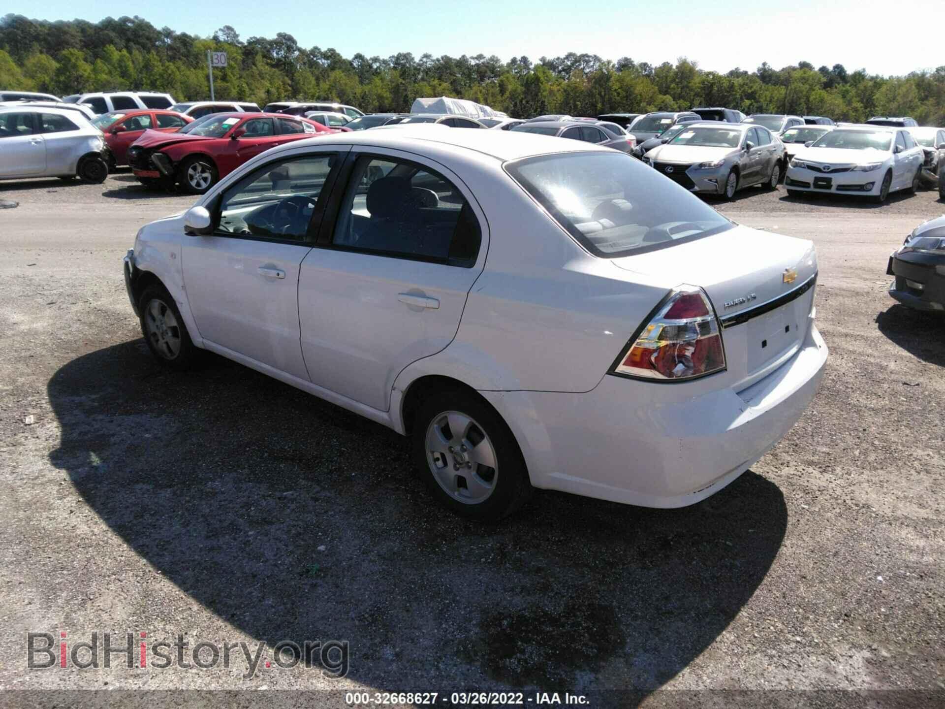 2007 CHEVROLET AVEO - VIN: KL1TD56687B173054 - Фото 3