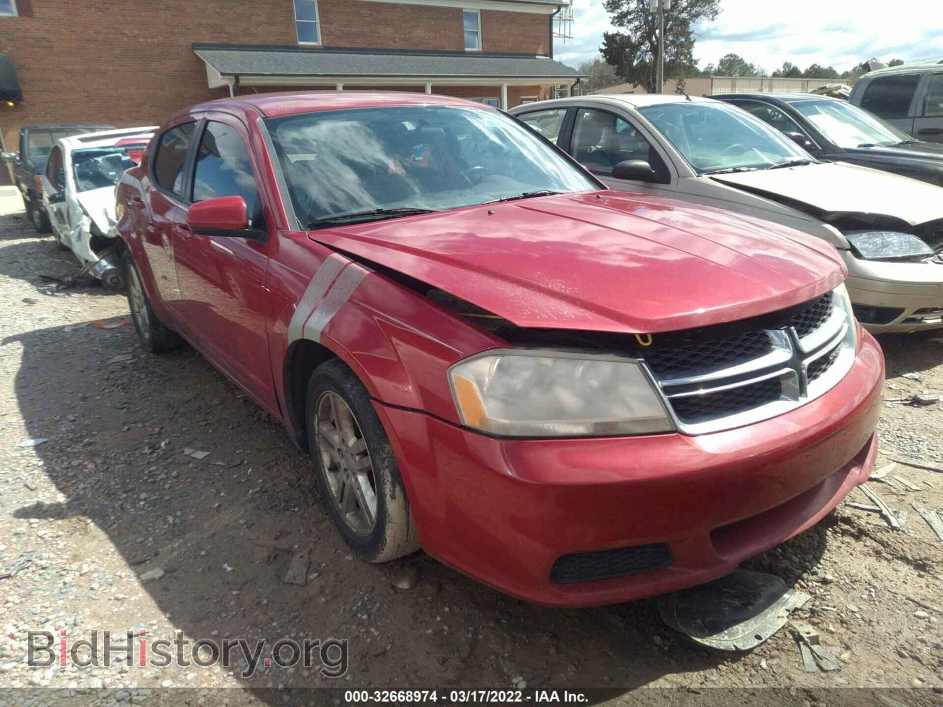 Photo 1C3CDZCB4CN157108 - DODGE AVENGER 2012