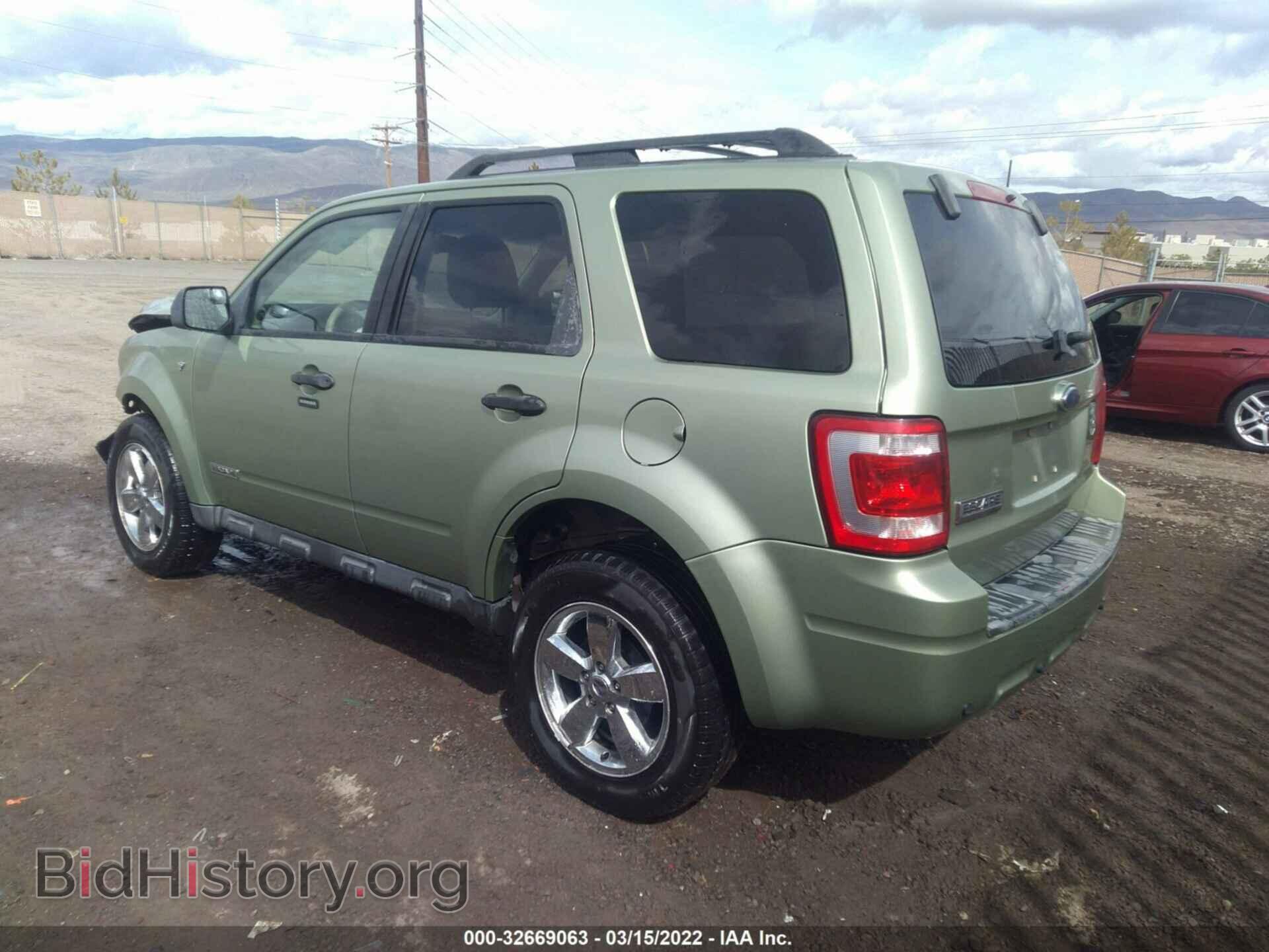2008 FORD ESCAPE - VIN: 1FMCU03138KE81055 - Фото 3