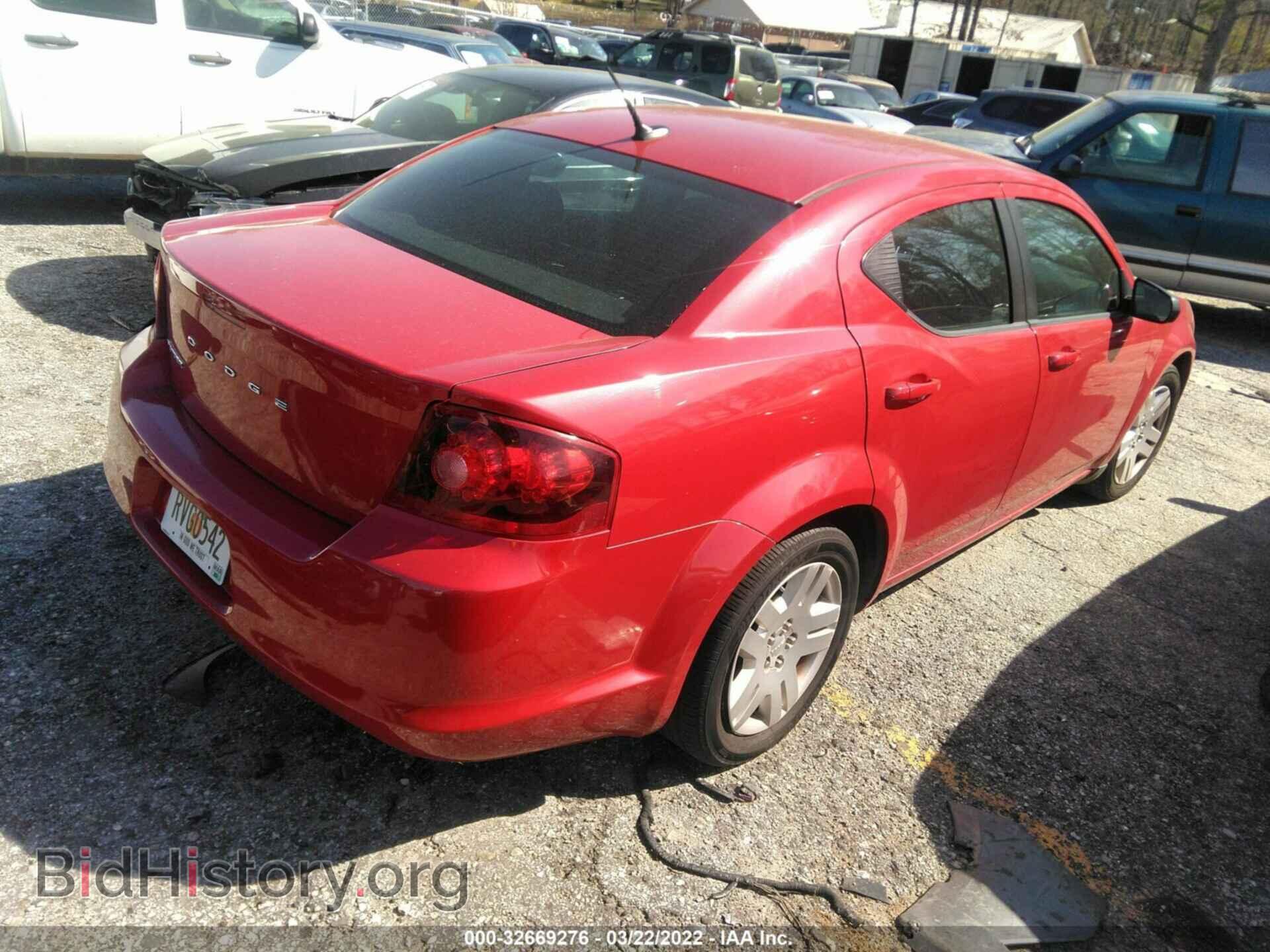 2013 DODGE AVENGER - VIN: 1C3CDZAG4DN749379 - Фото 4