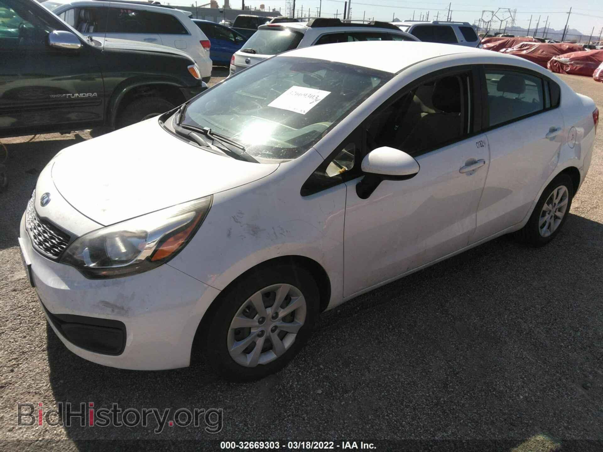 2013 KIA RIO - VIN: KNADM4A35D6283436 - Фото 2