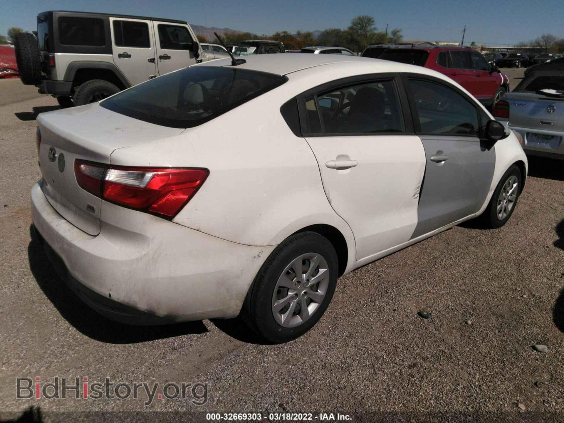 2013 KIA RIO - VIN: KNADM4A35D6283436 - Фото 4