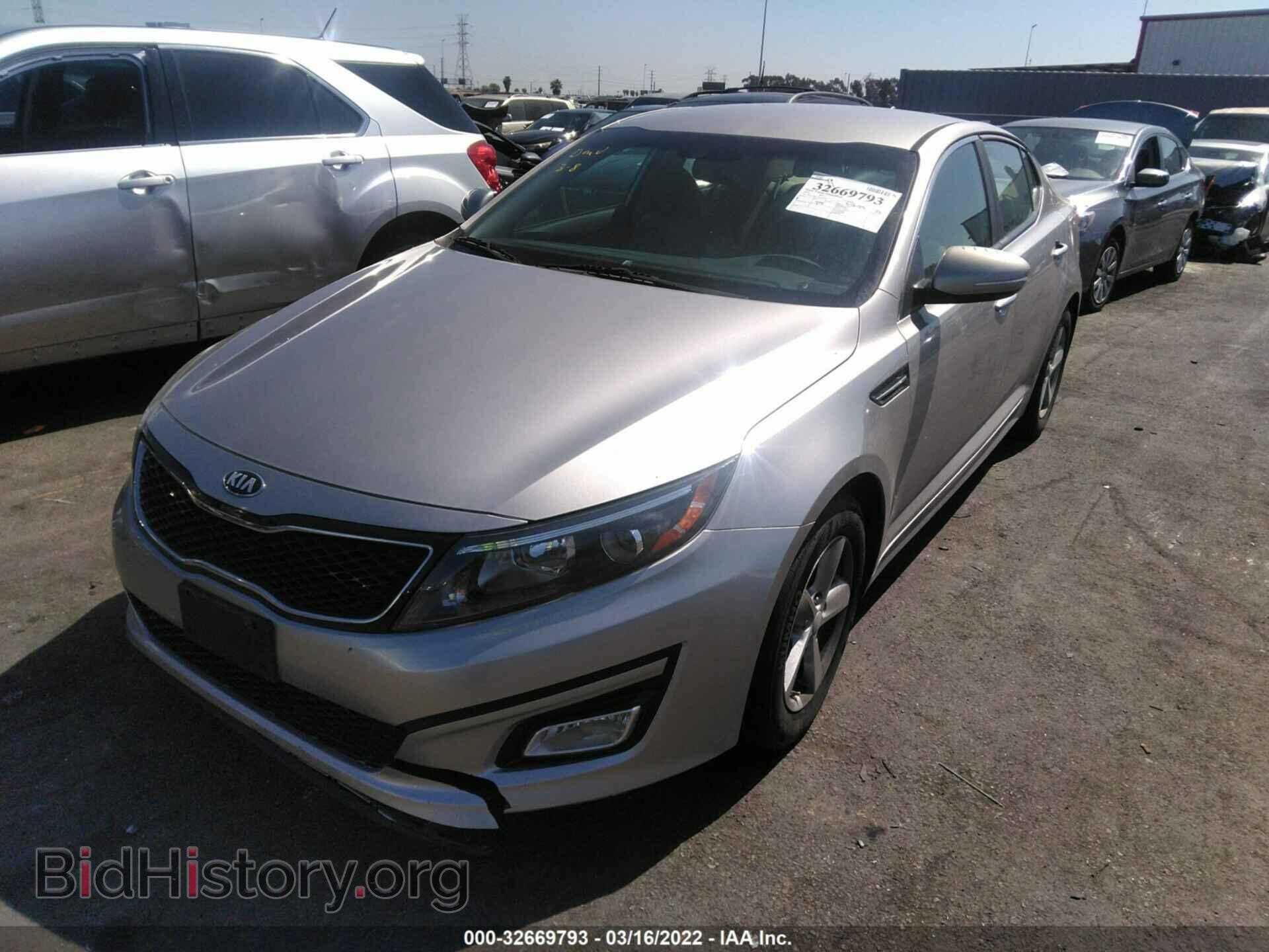 2014 KIA OPTIMA - VIN: KNAGM4A71E5513237 - Photo 2