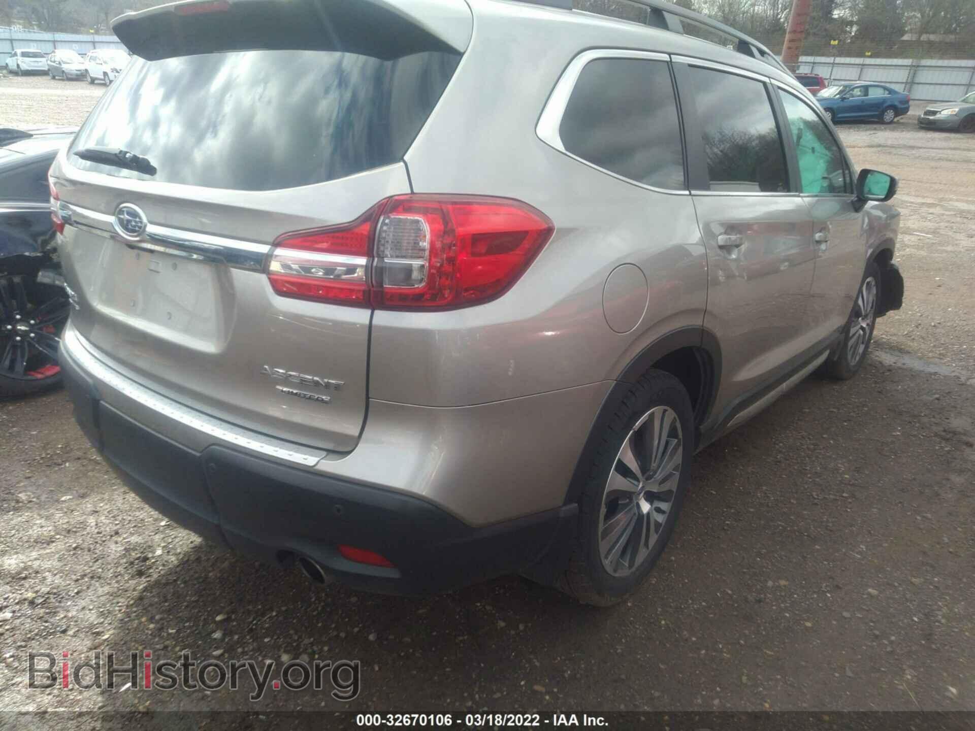 2020 SUBARU ASCENT - VIN: 4S4WMAPD5L3463473 - Фото 4