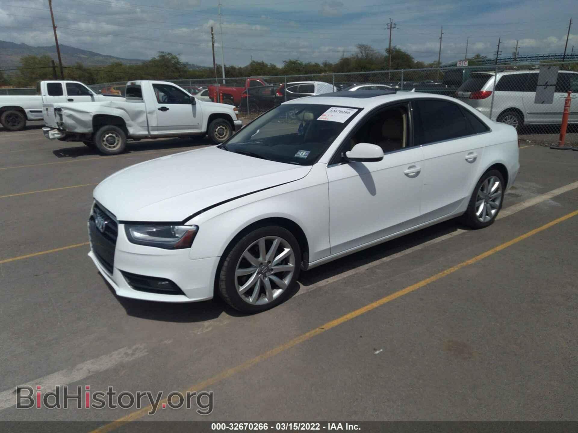 2013 AUDI A4 - VIN: WAUFFAFLXDN045310 - Фото 2