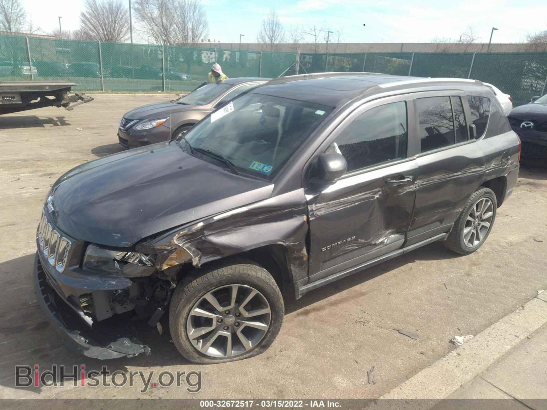2016 JEEP COMPASS - VIN: 1C4NJDEB6GD772641 - Фото 2