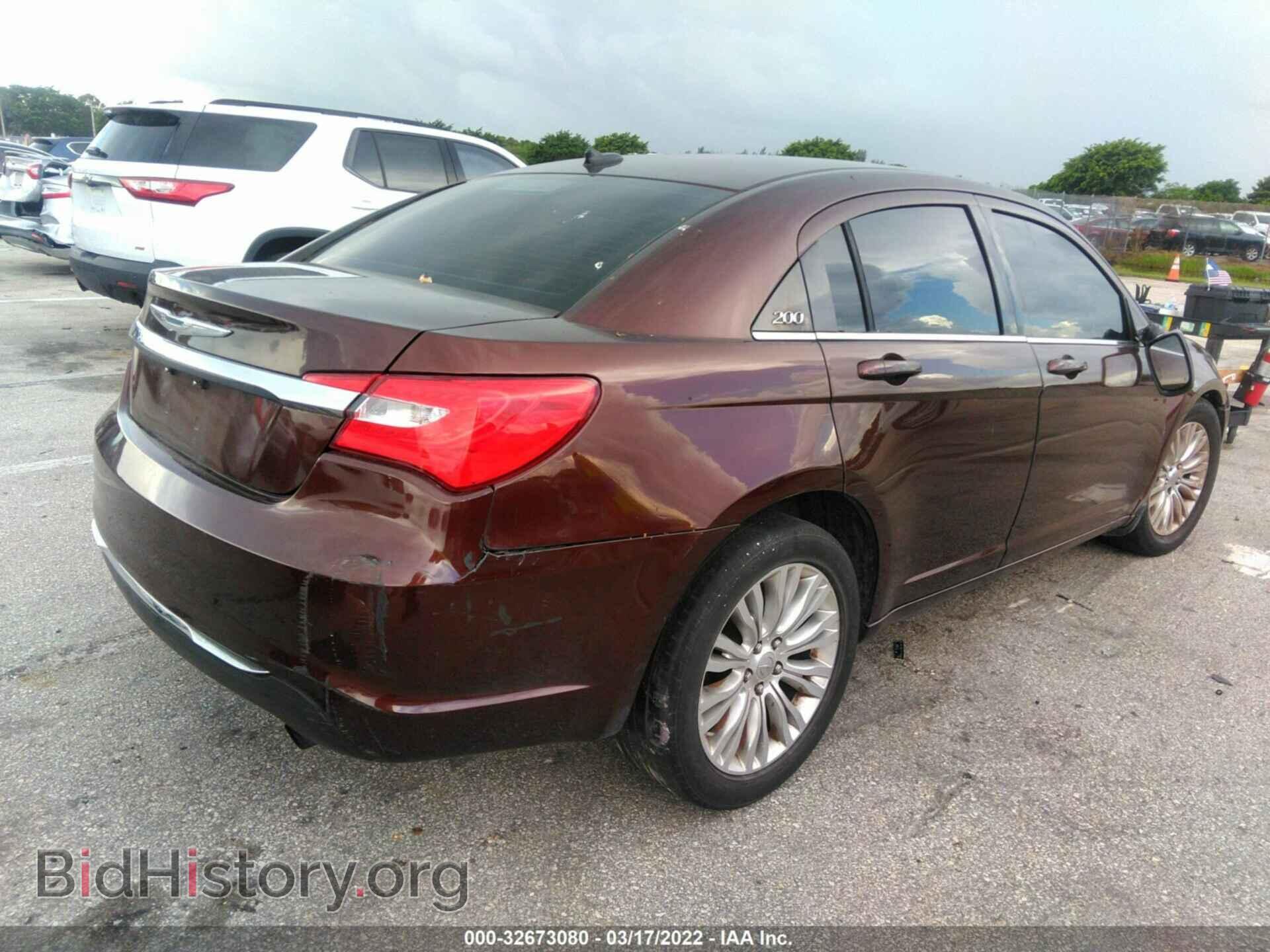 2013 CHRYSLER 200 - VIN: 1C3CCBBB1DN694404 - Фото 4