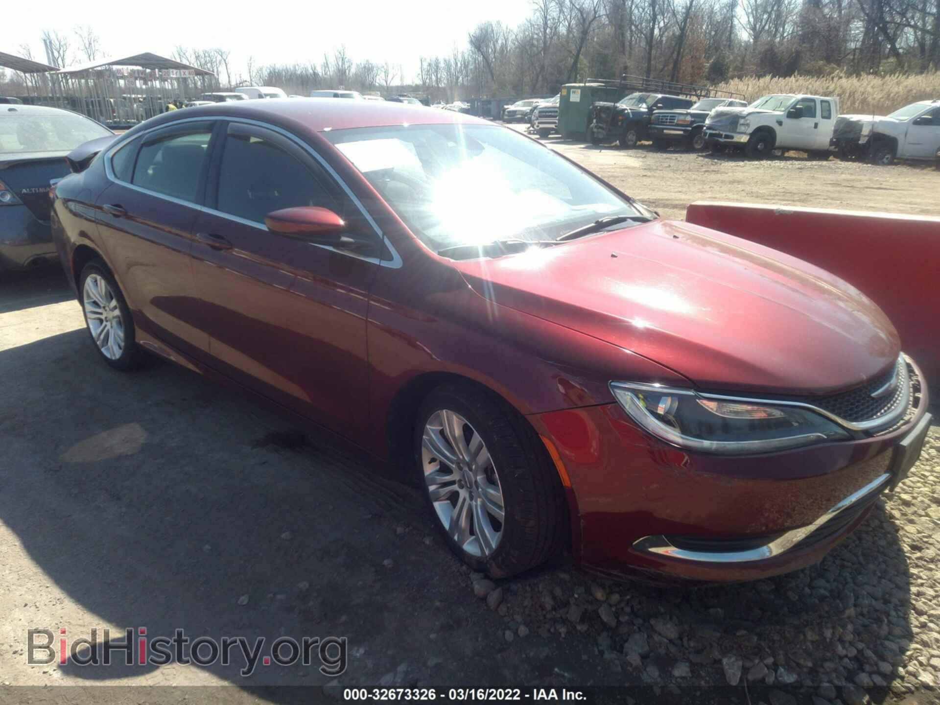 Photo 1C3CCCABXFN755372 - CHRYSLER 200 2015