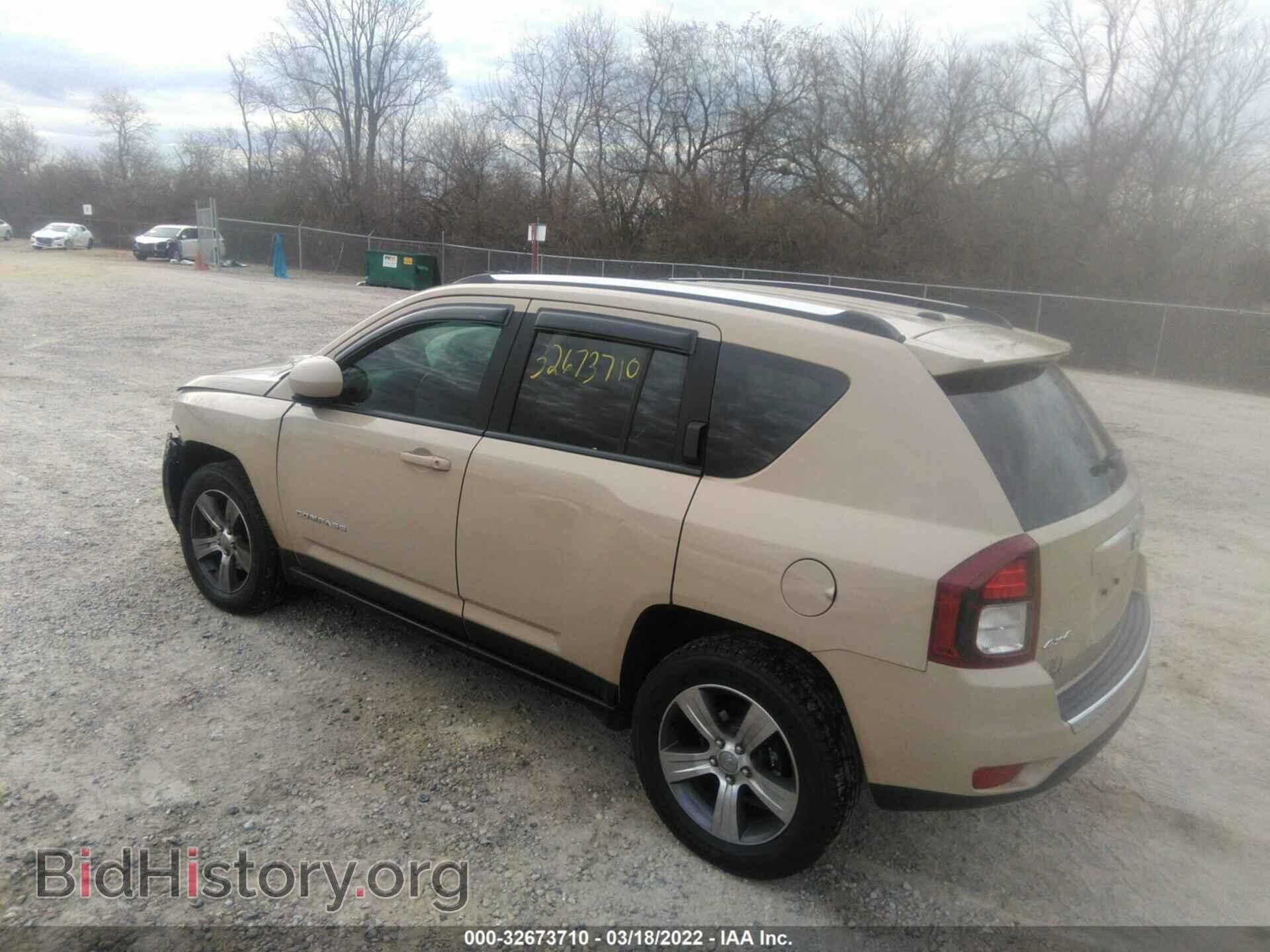 2016 JEEP COMPASS - VIN: 1C4NJDEB4GD795724 - Фото 3