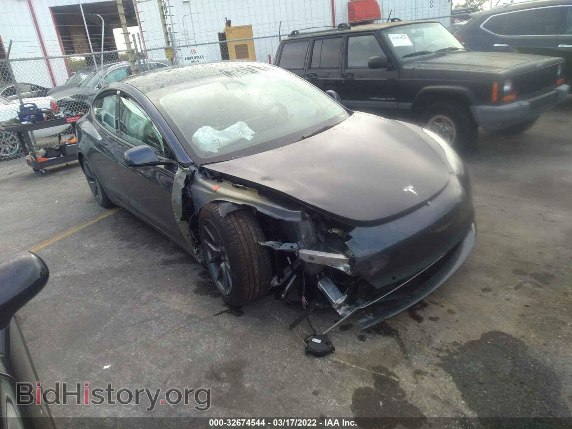 Photo 5YJ3E1EA4MF098124 - TESLA MODEL 3 2021