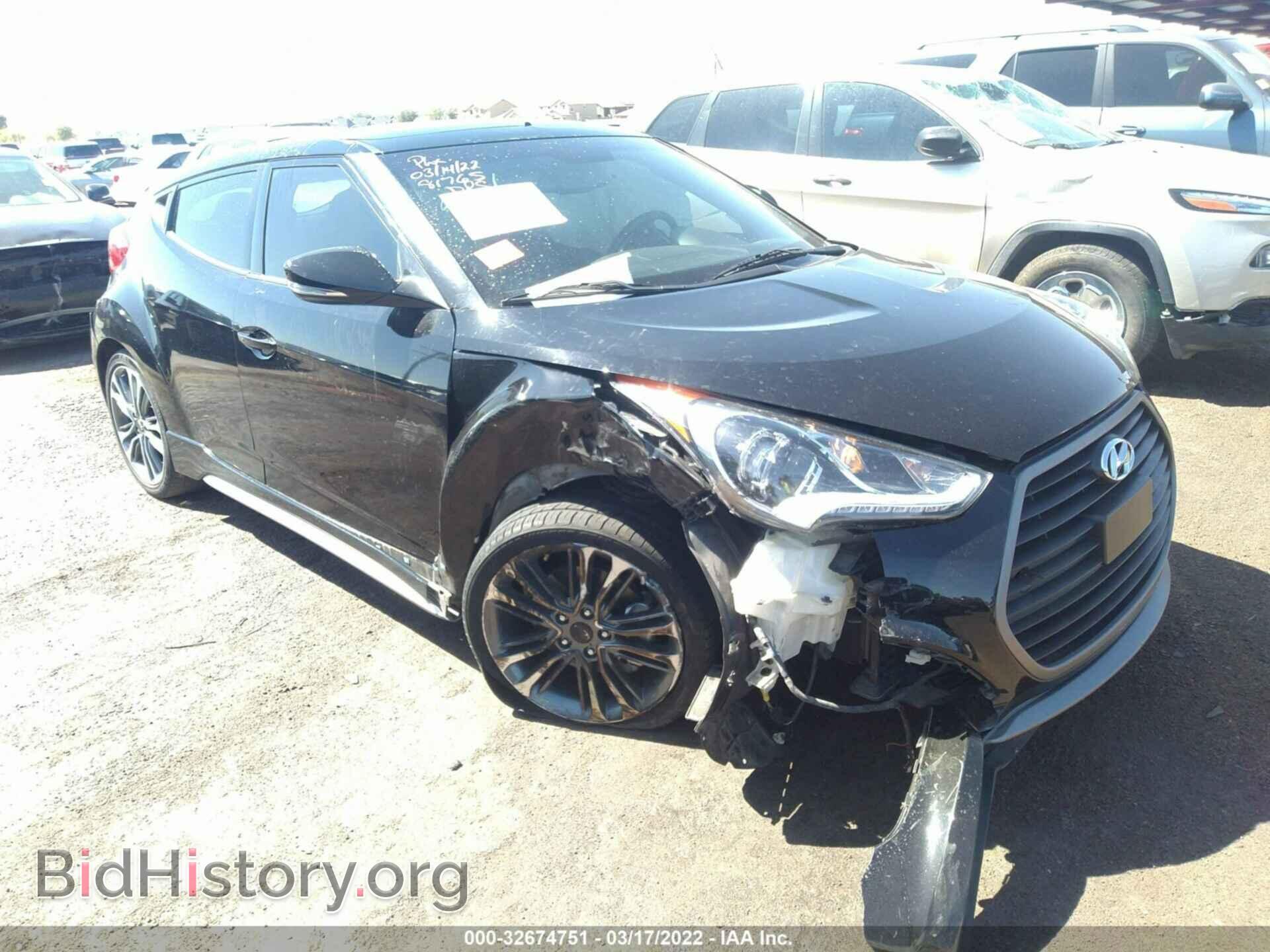 Фотография KMHTC6AE6HU309991 - HYUNDAI VELOSTER 2017