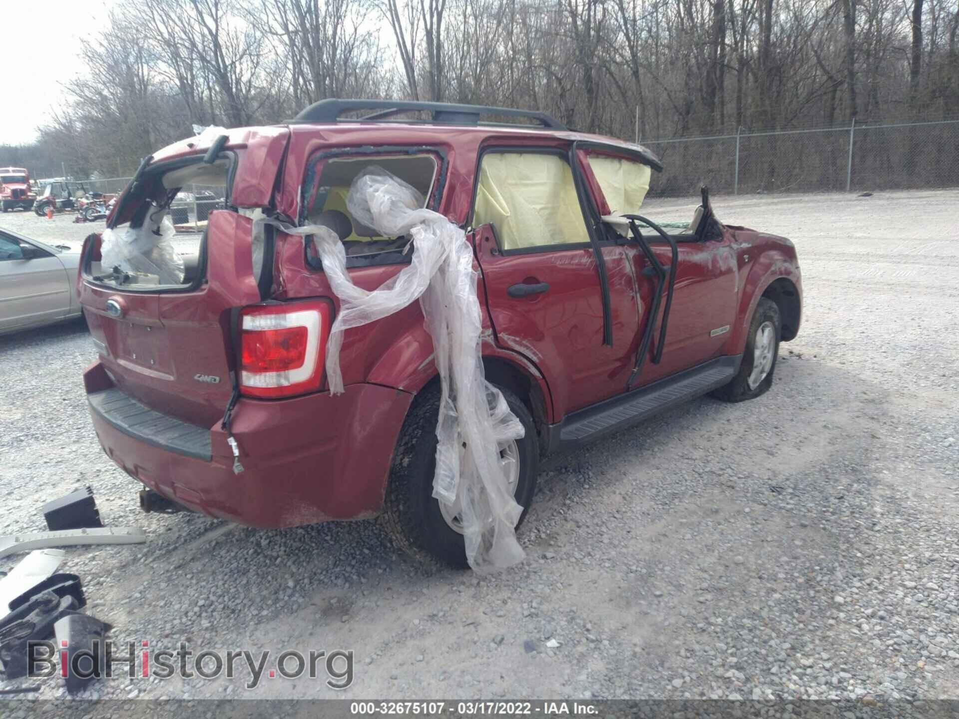 2008 FORD ESCAPE - VIN: 1FMCU93188KA18476 - Фото 4