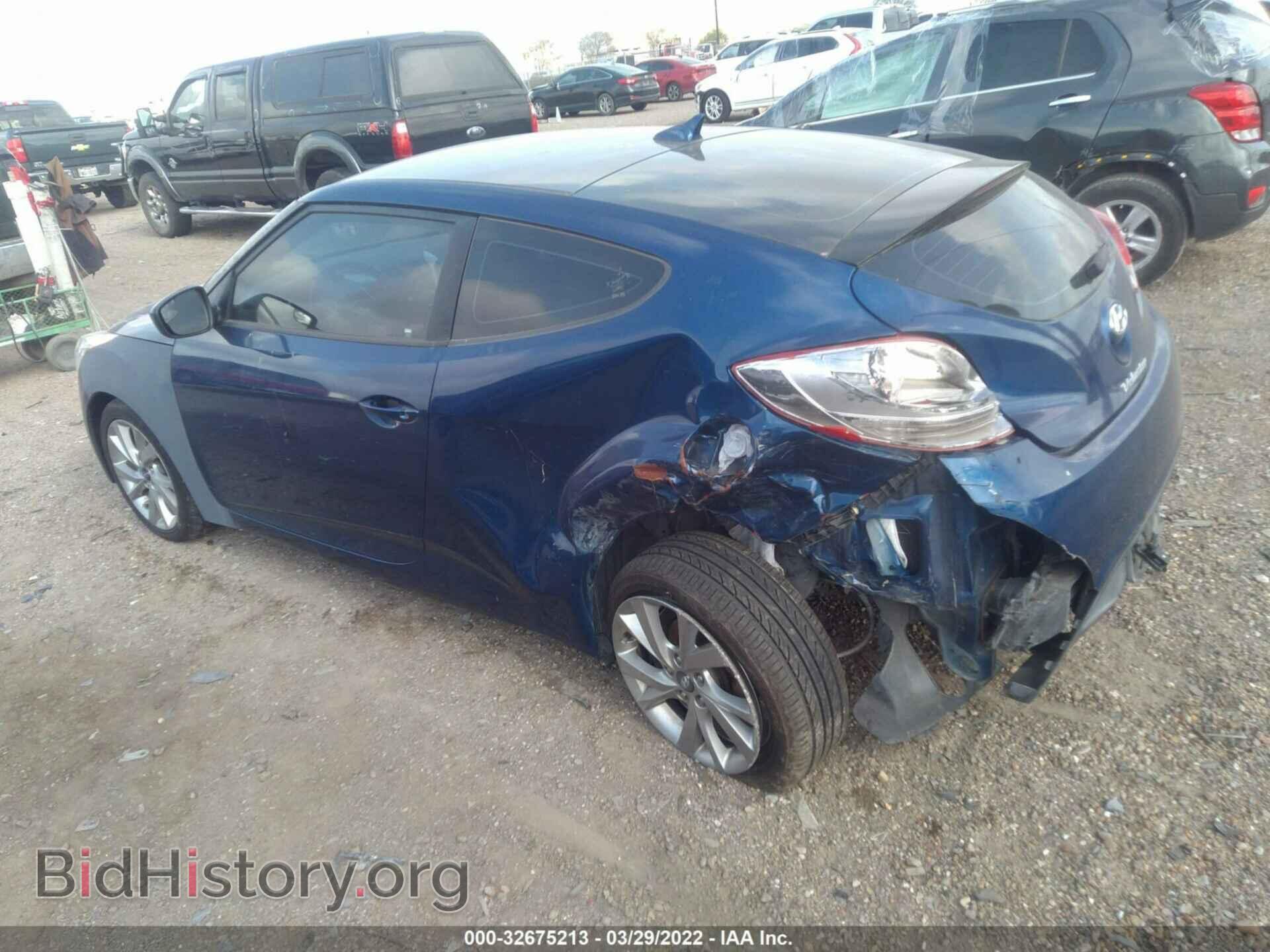 2016 HYUNDAI VELOSTER - VIN: KMHTC6AD2GU278101 - Фото 3