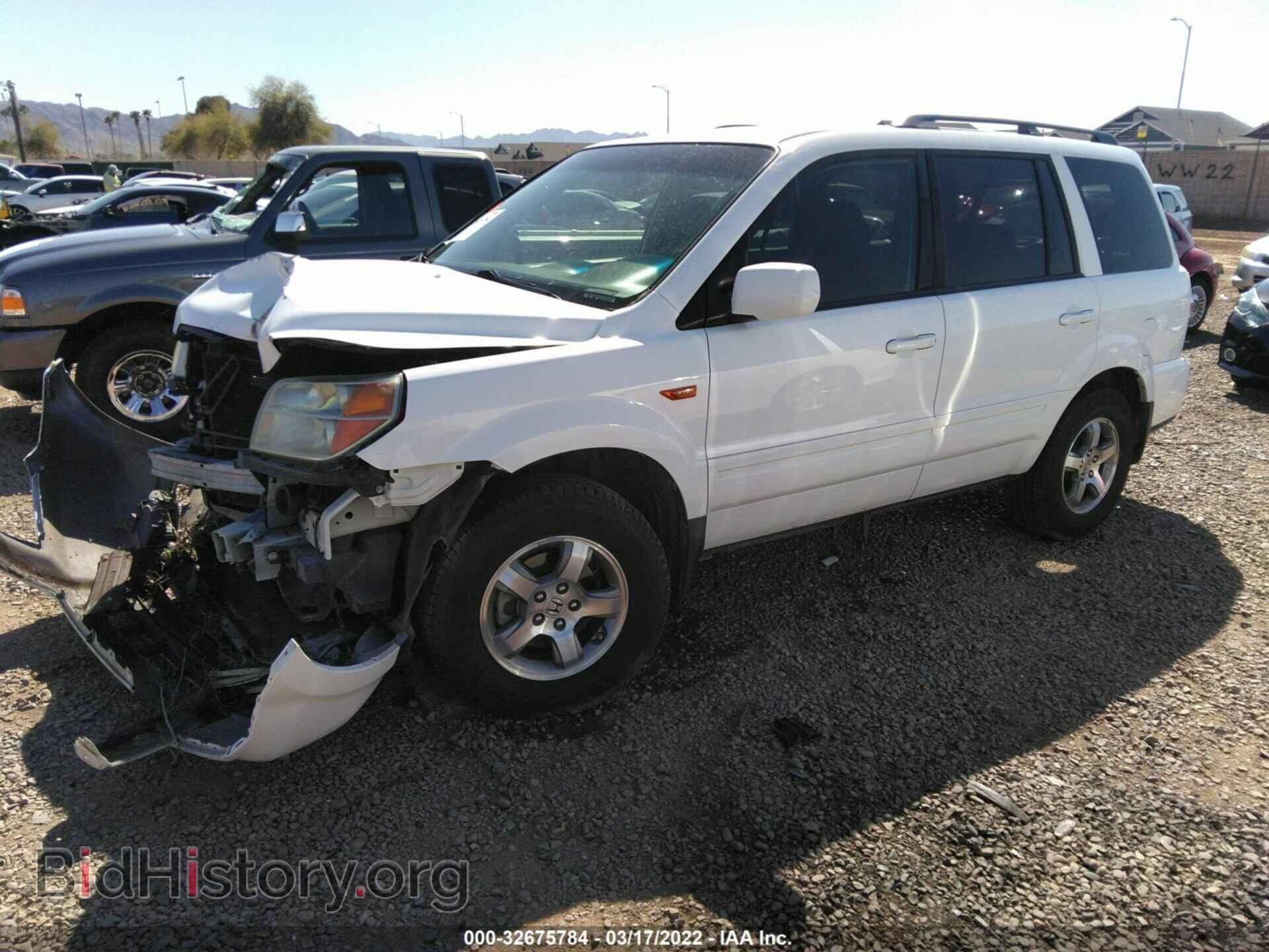 2006 HONDA PILOT - VIN: 2HKYF18426H556823 - Фото 2