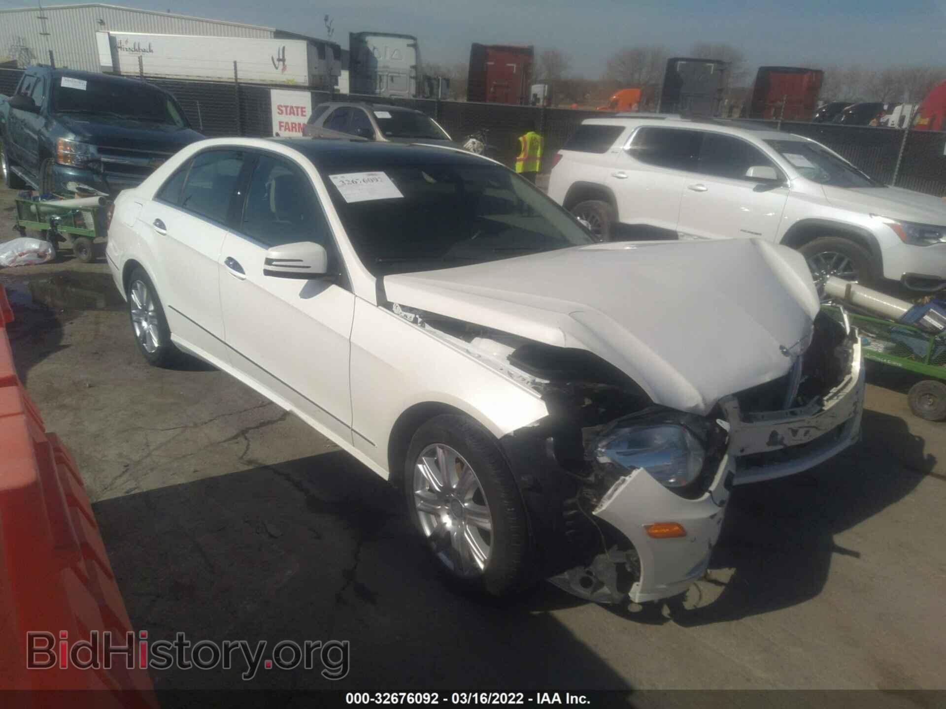 Photo WDDHF8JB5DA733229 - MERCEDES-BENZ E-CLASS 2013