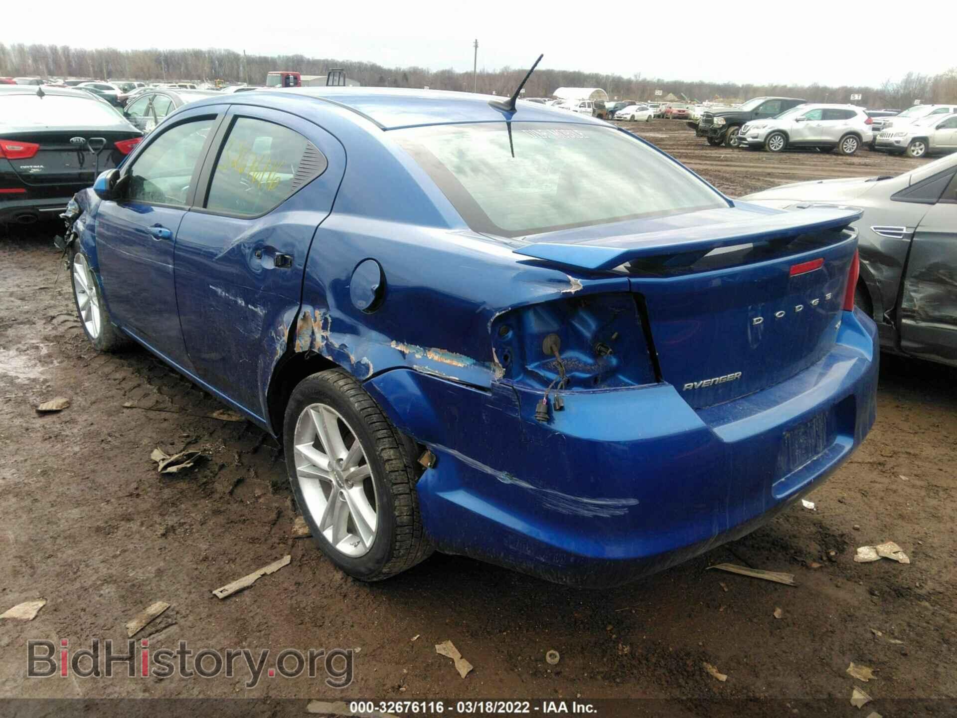 2014 DODGE AVENGER - VIN: 1C3CDZCB4EN136651 - Фото 3