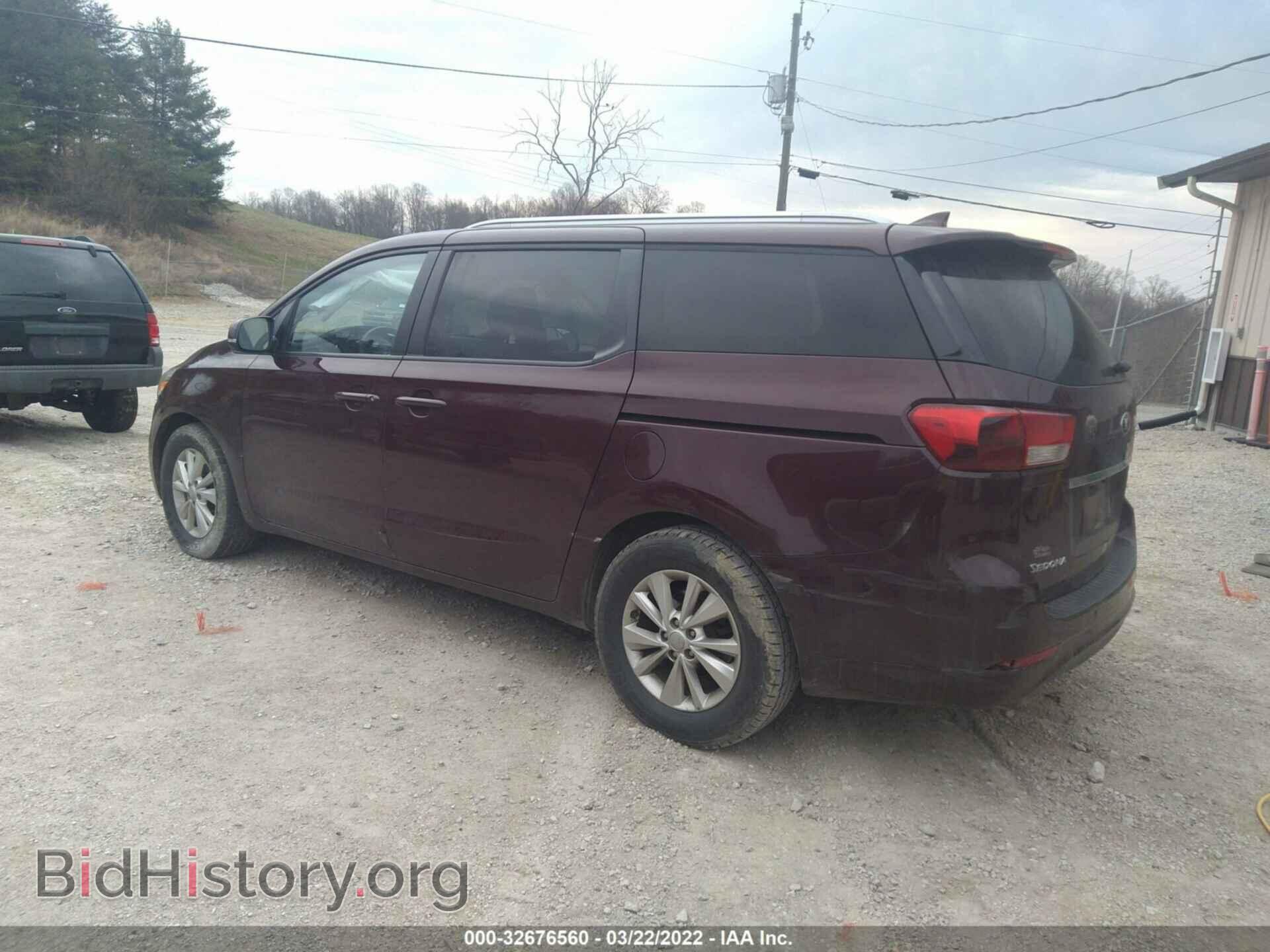 2016 KIA SEDONA - VIN: KNDMB5C19G6092858 - Фото 3